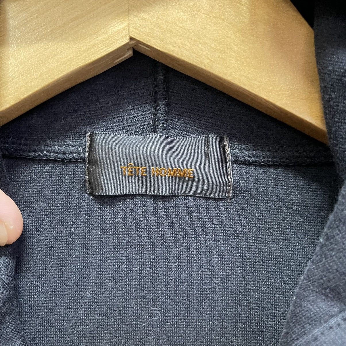 Tete Homme TETE HOMME Zip-Up Hooded Sweatshirt Size US M / EU 48-50 / 2 - 7 Thumbnail