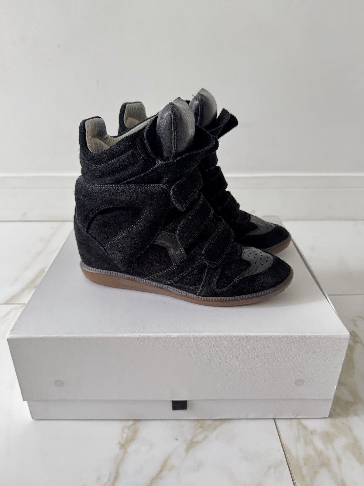 Isabel Marant Isabel Marant Bekett sneakers shoes beige Suede Wedge Size US 10 / IT 40 - 2 Thumbnail