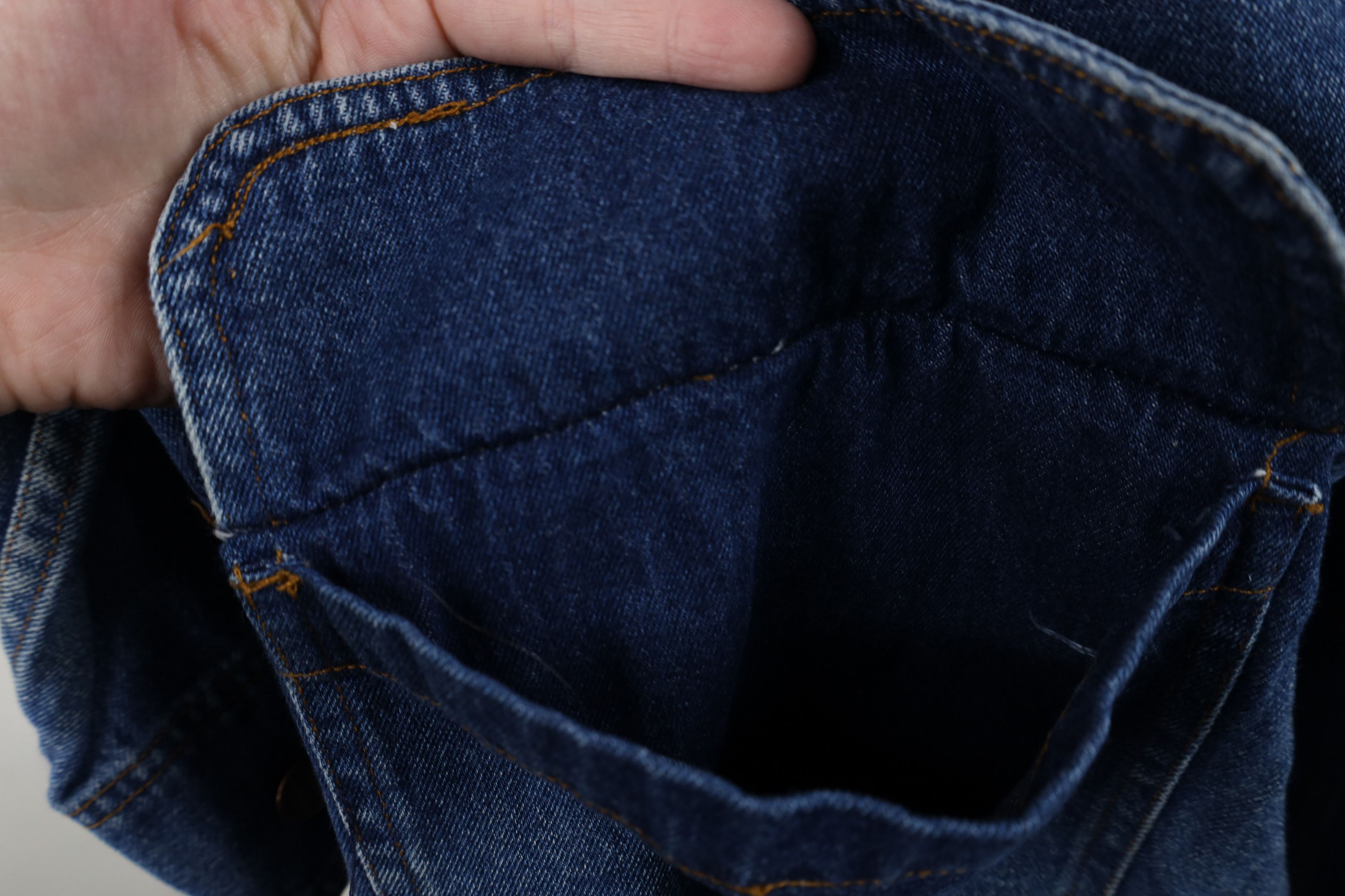 Vintage Vintage 90s Streetwear Distressed Toggle Button Denim Jacket Size 3XL / US 20-22 - 9 Thumbnail