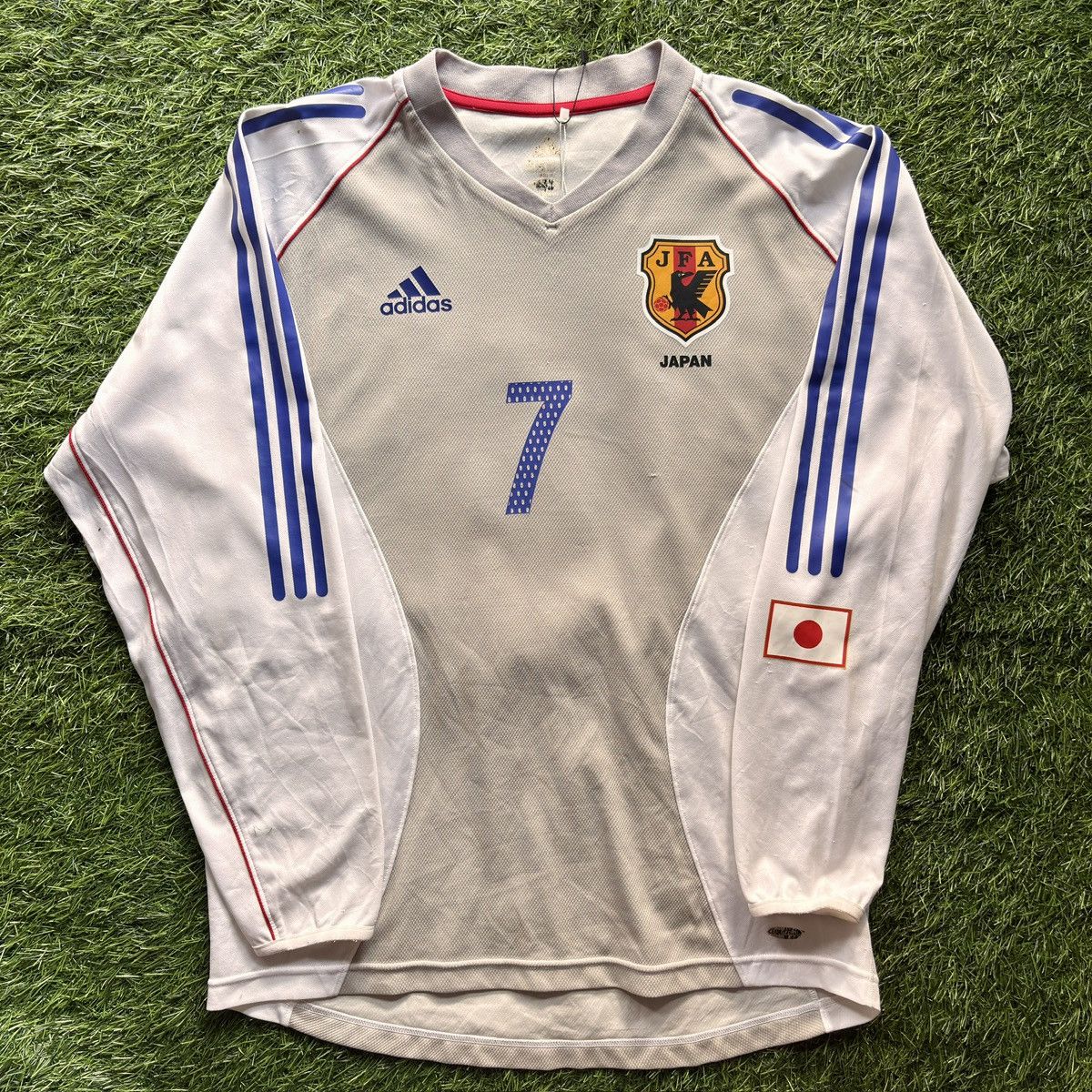 Adidas Japan Away World Cup Long Sleeve 2002 Nakata #7