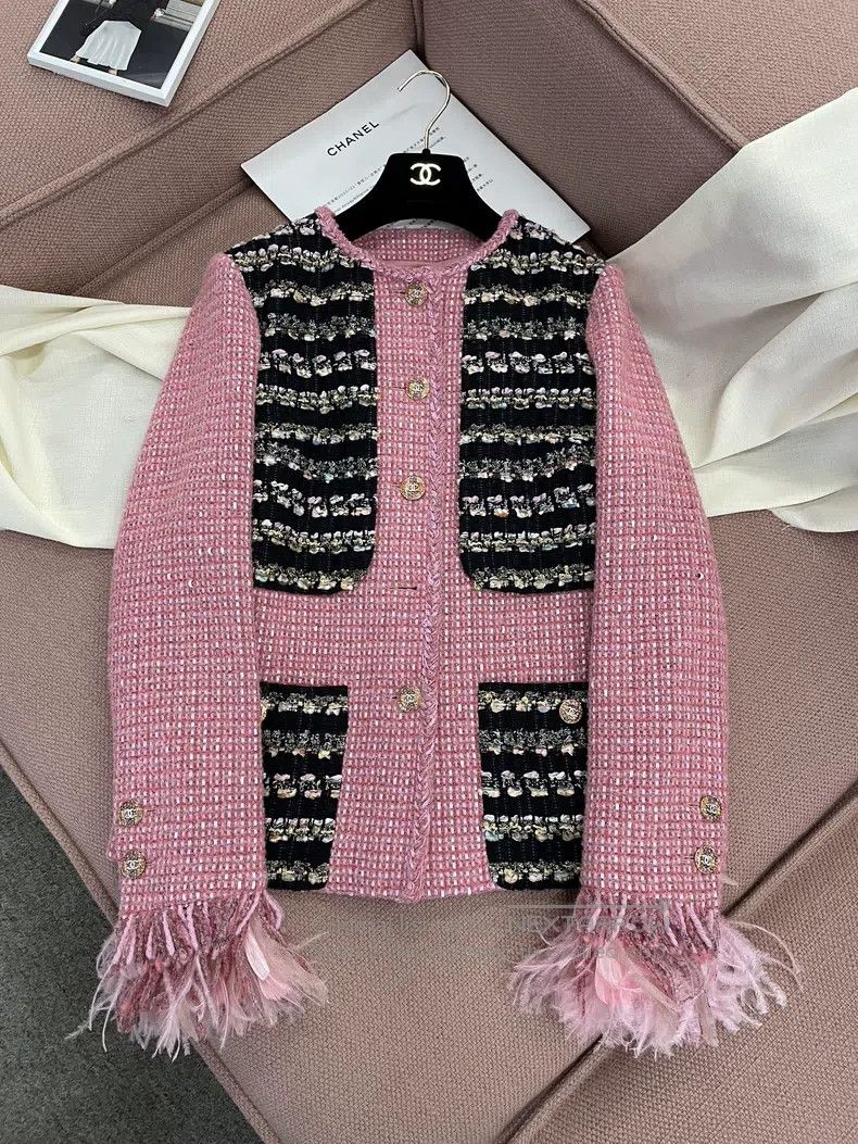 Chanel Chanel 22A high-end handicraft workshop pink mixed colour Size XS / US 0-2 / IT 36-38 - 2 Thumbnail