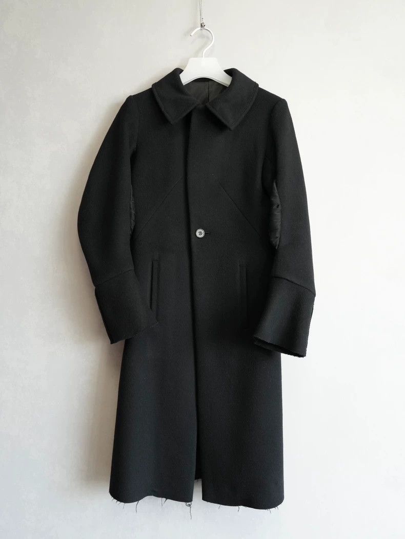 Yohji Yamamoto Yohji Yamamoto95AW Show Cut Raw Edge Coat 2503-Nextarrow Size US S / EU 44-46 / 1 - 3 Thumbnail