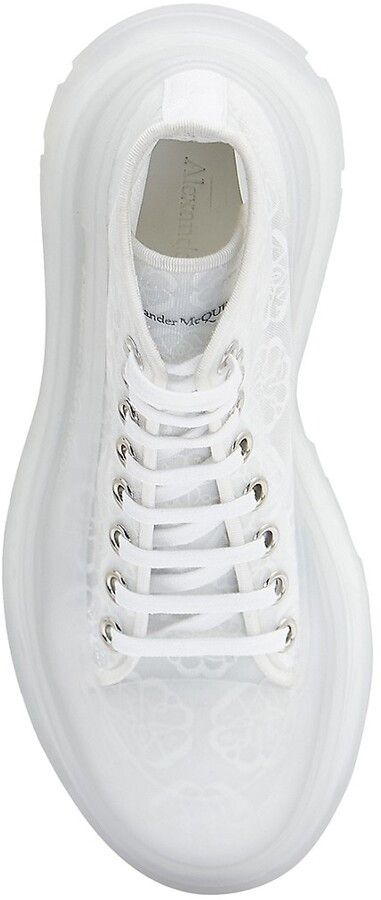 Alexander McQueen o1y0225 Ankle Boots in White Size US 9 / IT 39 - 5 Thumbnail