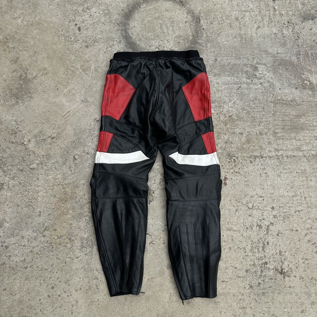 Leather × Vintage Vintage Moto Leather Pants Aces Size 56 Y2K Style USA 00s Size US 40 / EU 56 - 2 Thumbnail