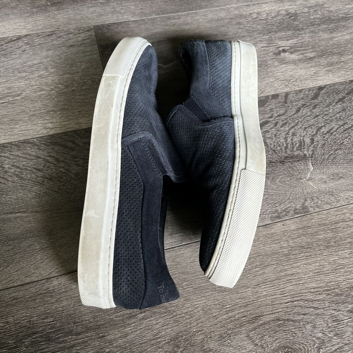 Designer × To Boot New York To Boot New York Racer Suede Slip-On Sneakers Shoes Blue 8.5 Size US 8.5 / EU 41-42 - 4 Thumbnail