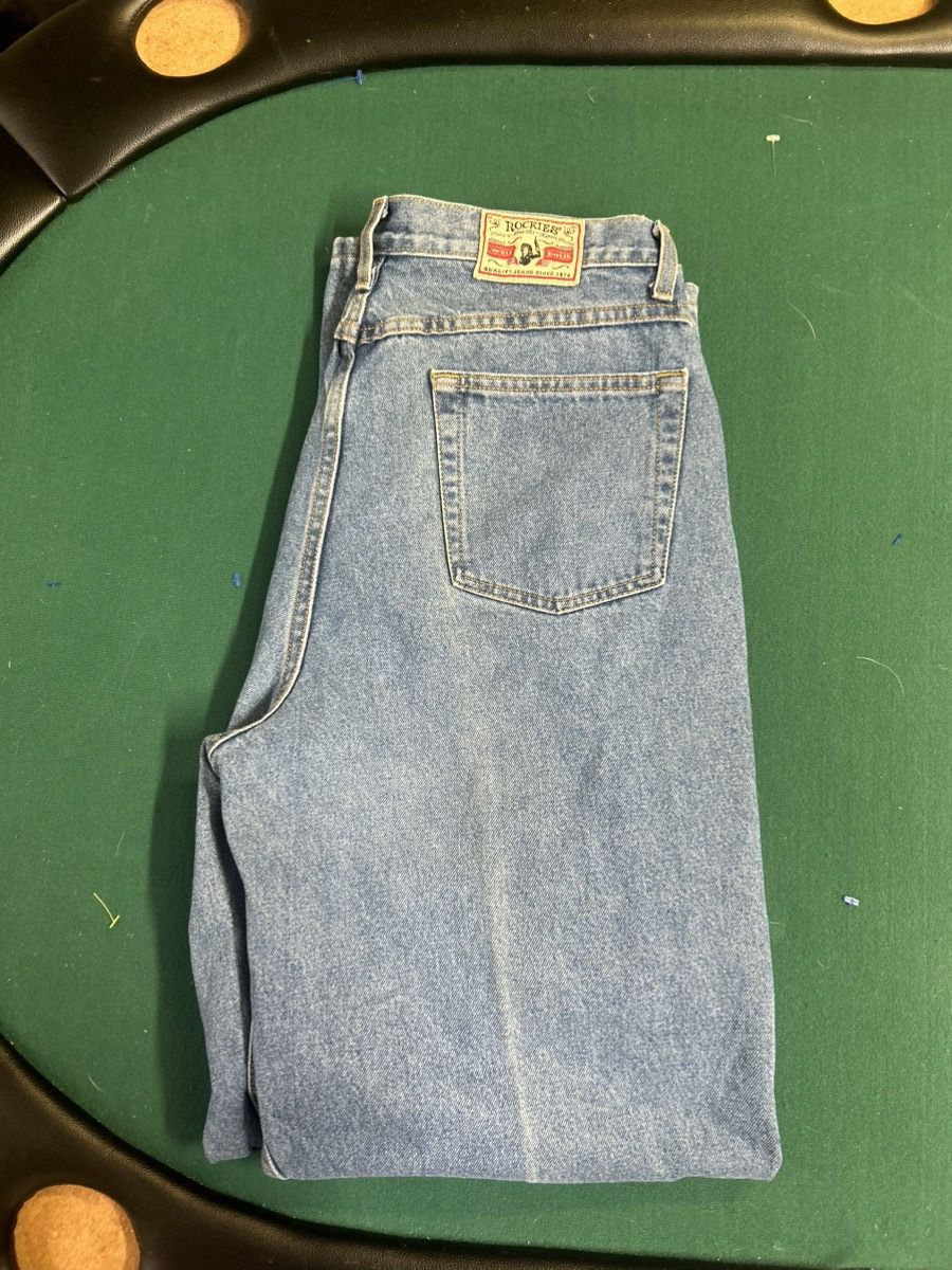 Other Vintage Rockies High-Rise Denim Jeans USA Made ( 17 Long) Size 33" - 5 Thumbnail