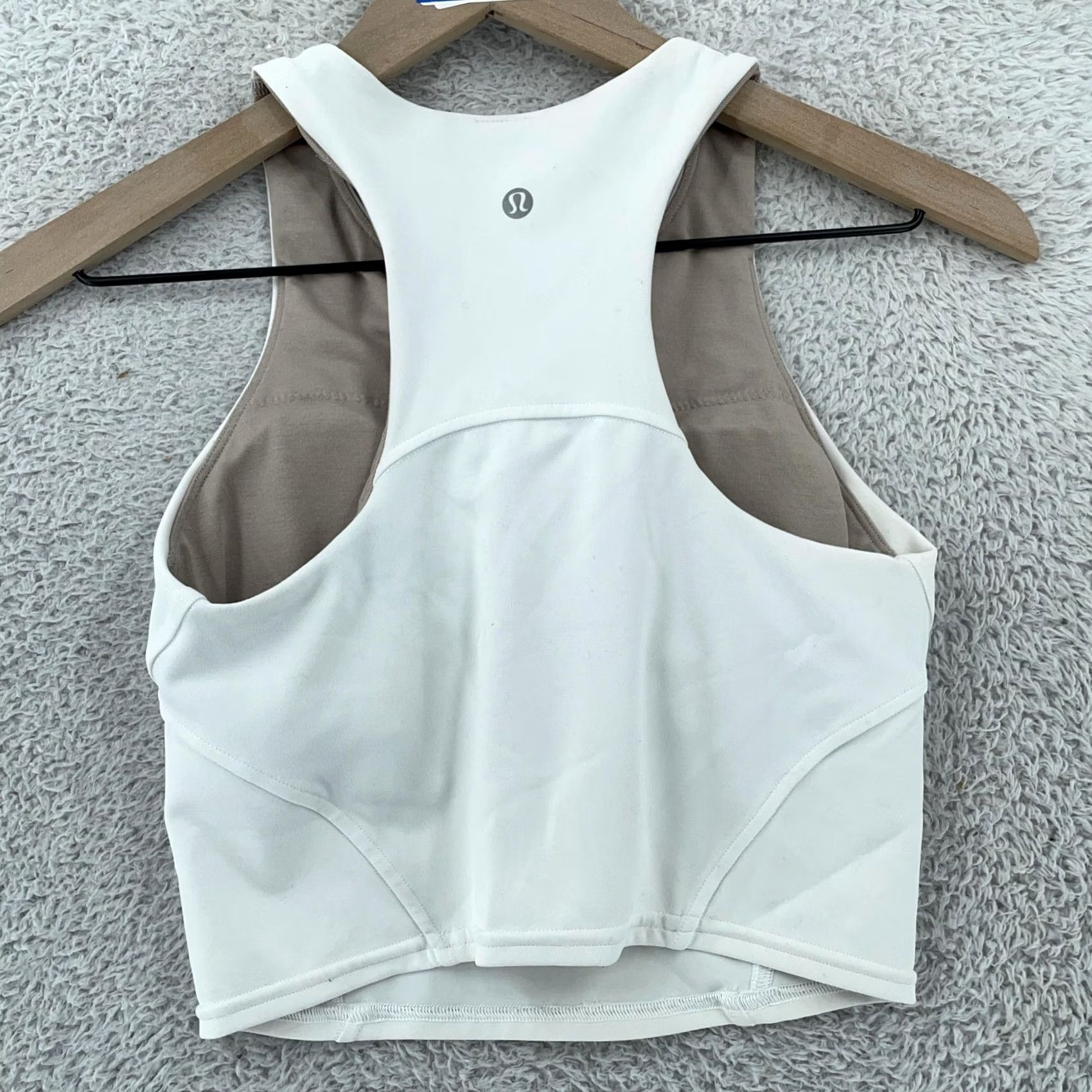 Lululemon Lululemon Tank Womens Small White Racerback Athletic Fit Yoga Workout Sleeveless Size S / US 4 / IT 40 - 2 Thumbnail
