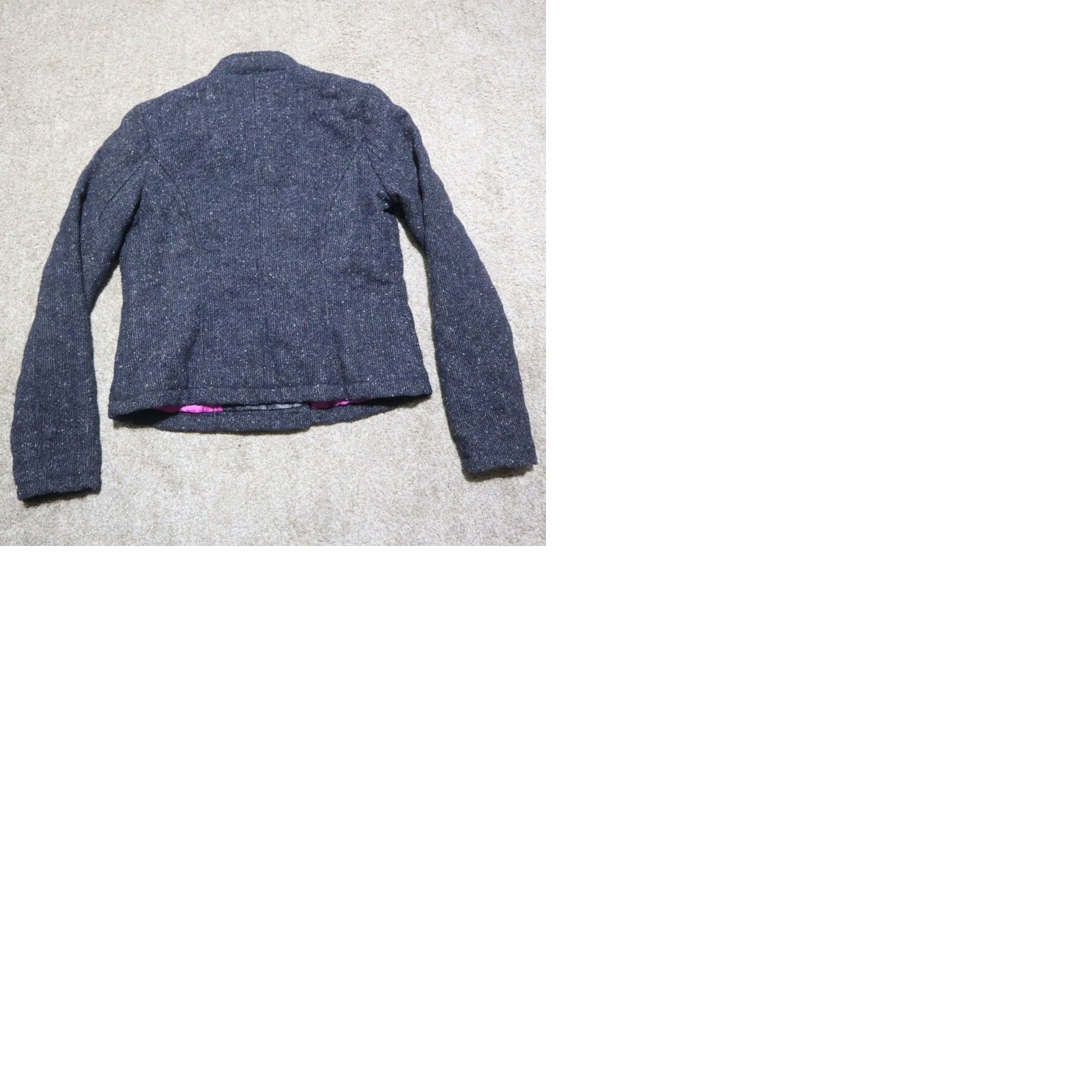 Vintage DollHouse Jacket Black Gray Adult Women's M Medium Clothes Shirt Motorcycle Theme Pockets Lightweight All Seasons Fall Winter Spring Women Size M / US 6-8 / IT 42-44 - 9 Thumbnail