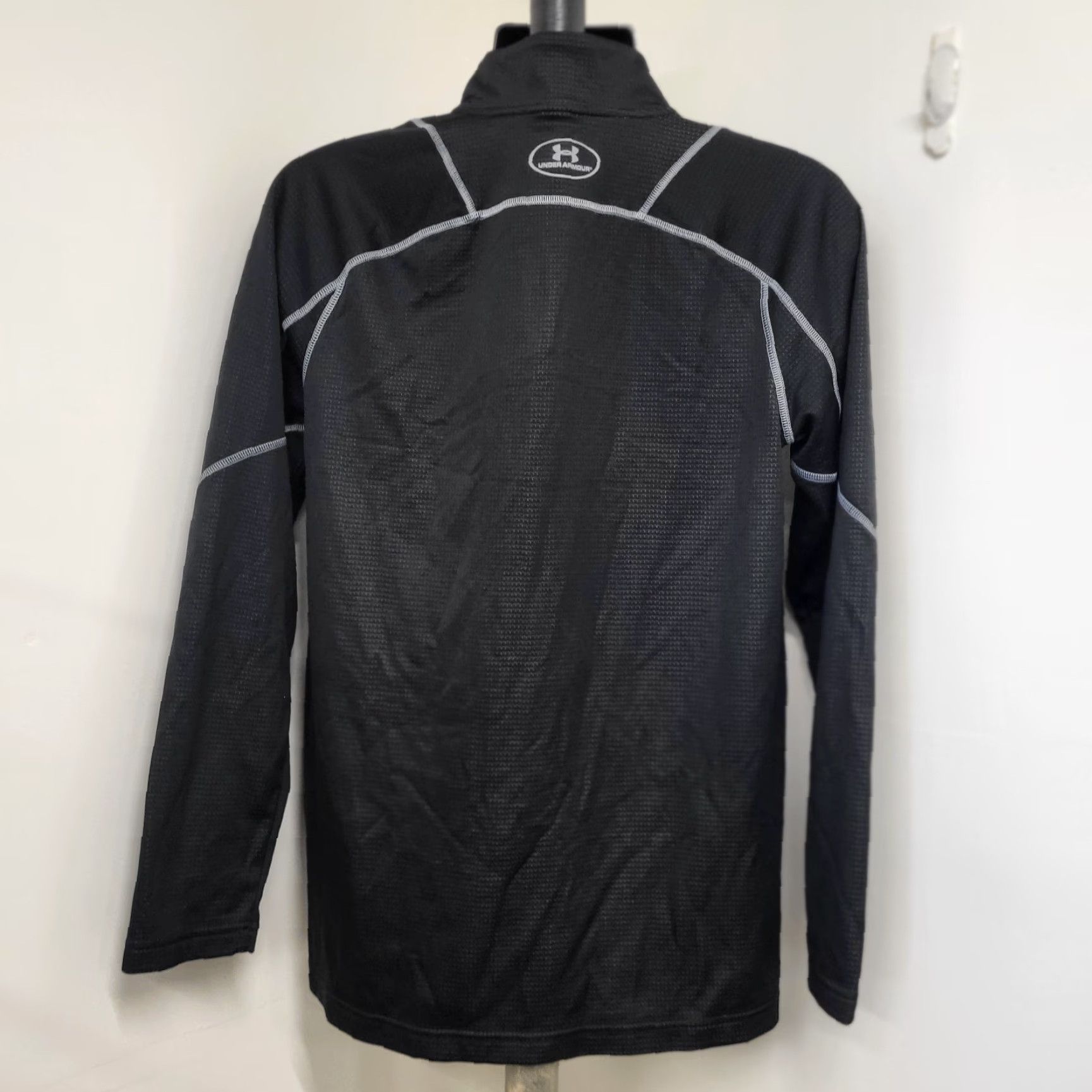 Under Armour Under Armour Quarter Zip Shirt Men L Black Fitted ColdGear Athletic Shirt Size US L / EU 52-54 / 3 - 6 Thumbnail