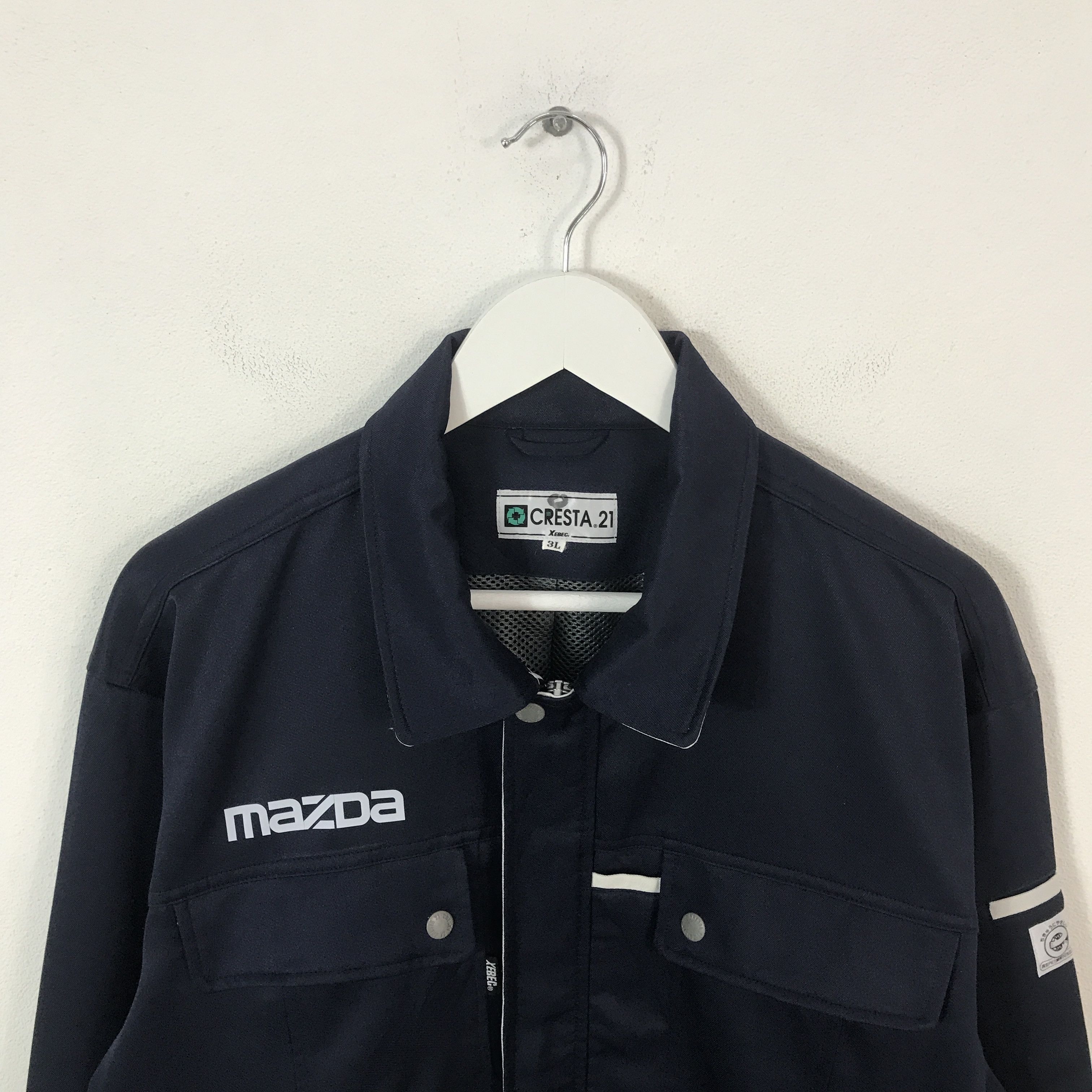 Japanese Brand Vtg Mazda Racing Motorsport uniform custom jacket K64B11 Size US L / EU 52-54 / 3 - 3 Thumbnail