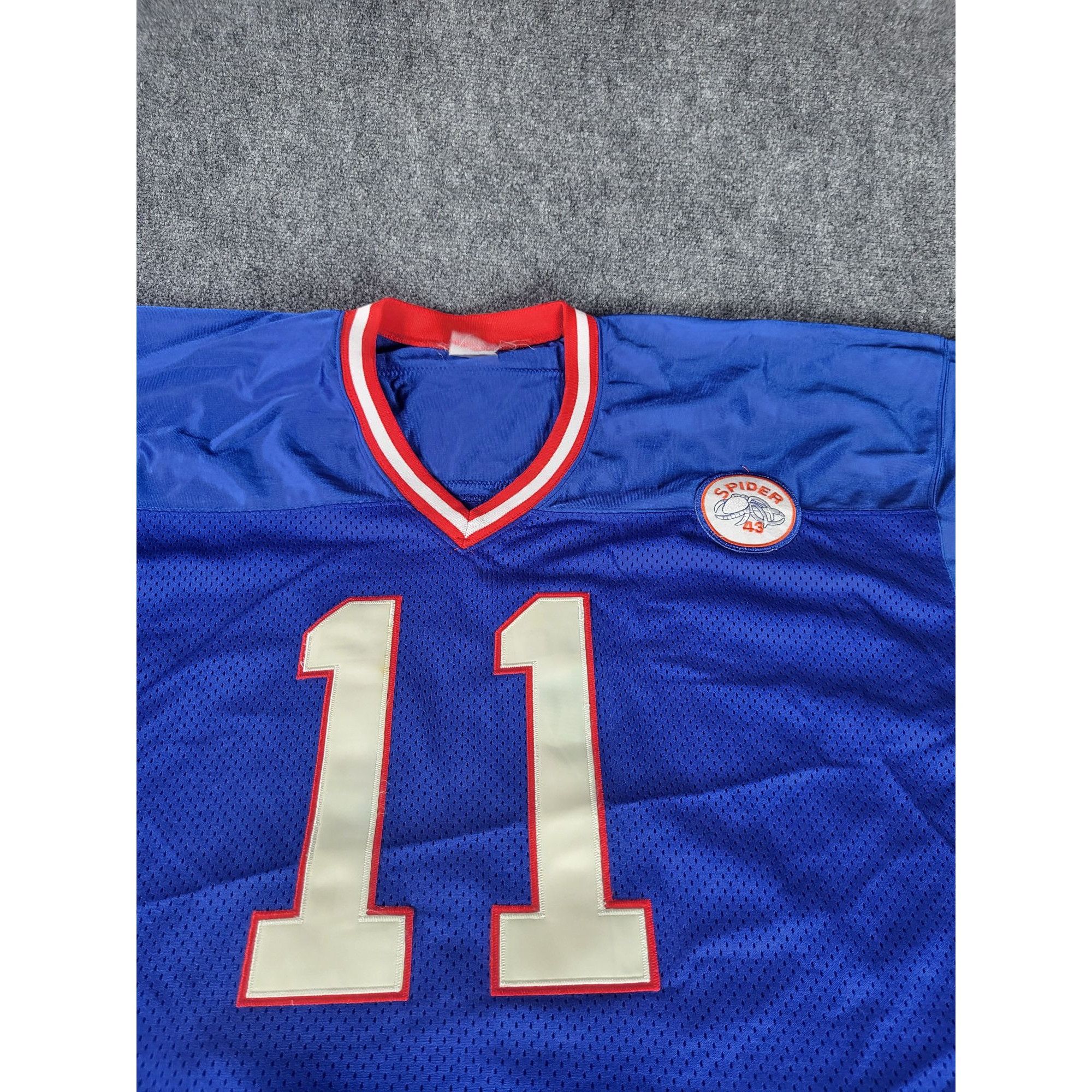 Vintage Vintage New York Giants Simms 11 Jersey Men Sz 56 Blue Spide Size US XXL / EU 58 / 5 - 2 Thumbnail