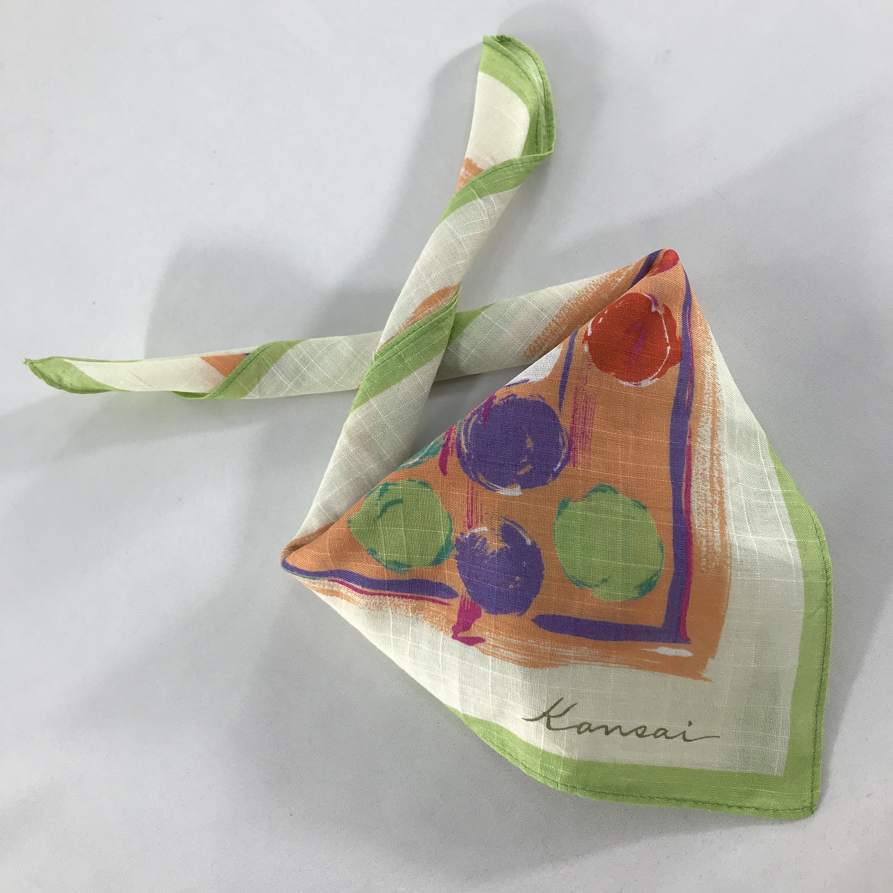Kansai Yamamoto × Vintage Kansai Yamamoto Art Bandana/ Handkerchief / Neckerchief Size ONE SIZE - 2 Thumbnail