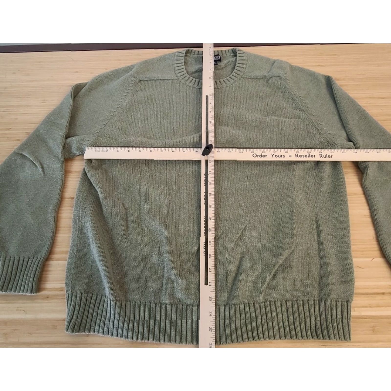 Lands' End LAND'S END Men Sweater XL Olive Green 46-48 Size XL Green Mens Pullover Sweater pre-owned Size US XL / EU 56 / 4 - 3 Thumbnail