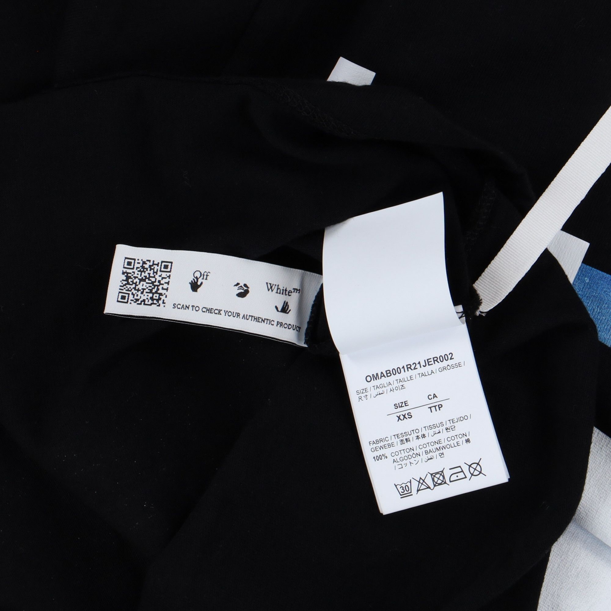 Off-White Black Mona Lisa Arrows Long Sleeve T-shirt Size US XXS / EU 40 - 6 Thumbnail