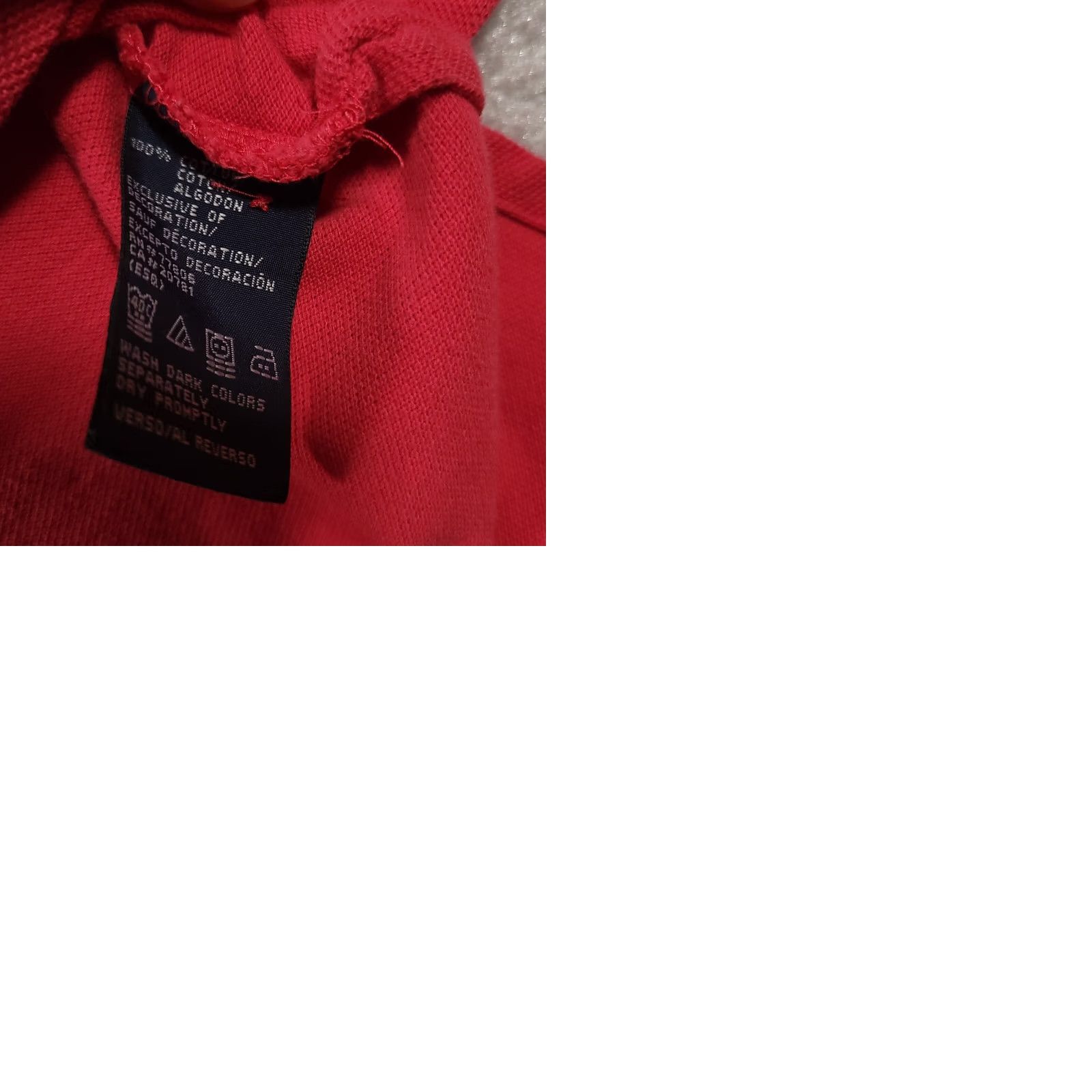 Tommy Hilfiger Tommy Hilfiger Polo Shirt Adult L Red Casual Rugby Flag Logo Mens Shirt Size US L / EU 52-54 / 3 - 9 Thumbnail