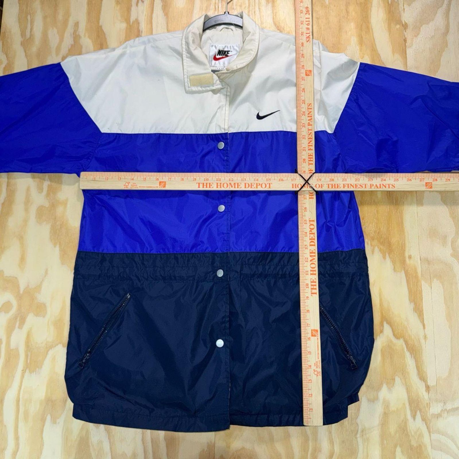 Nike Vintage y2k nike 1990s embroidered button up coaches jacket Size US XL / EU 56 / 4 - 4 Thumbnail
