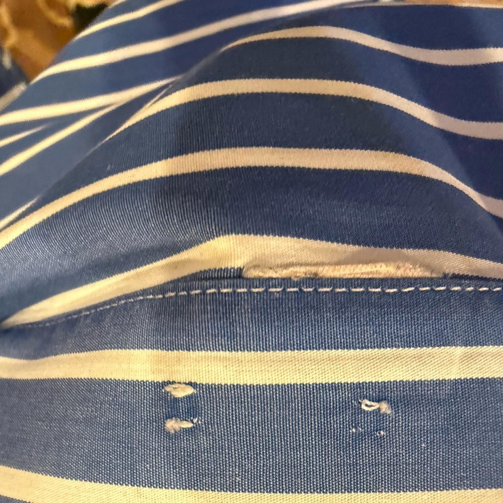 Paul & Shark Paul & Shark Men’s Navy and White Striped Shirt sz 42 Size US L / EU 52-54 / 3 - 11 Thumbnail