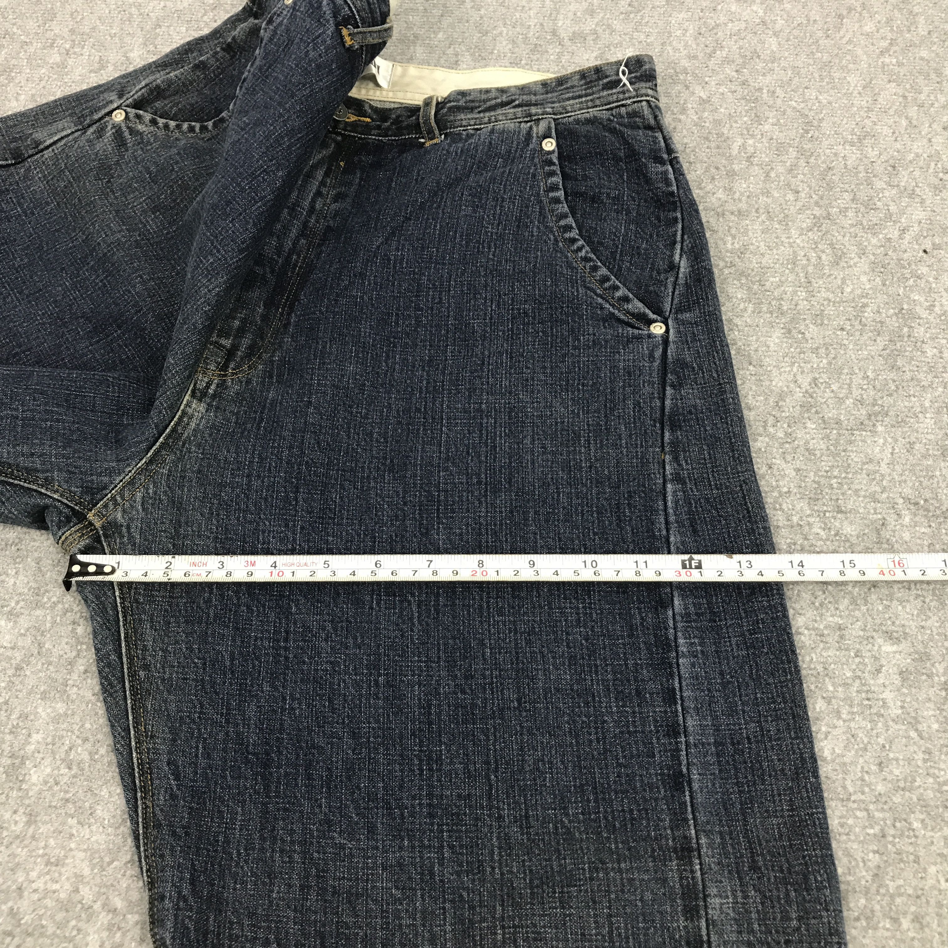 Japanese Brand Version101 japanese brand baggy jean pants Size US 34 / EU 50 - 11 Thumbnail
