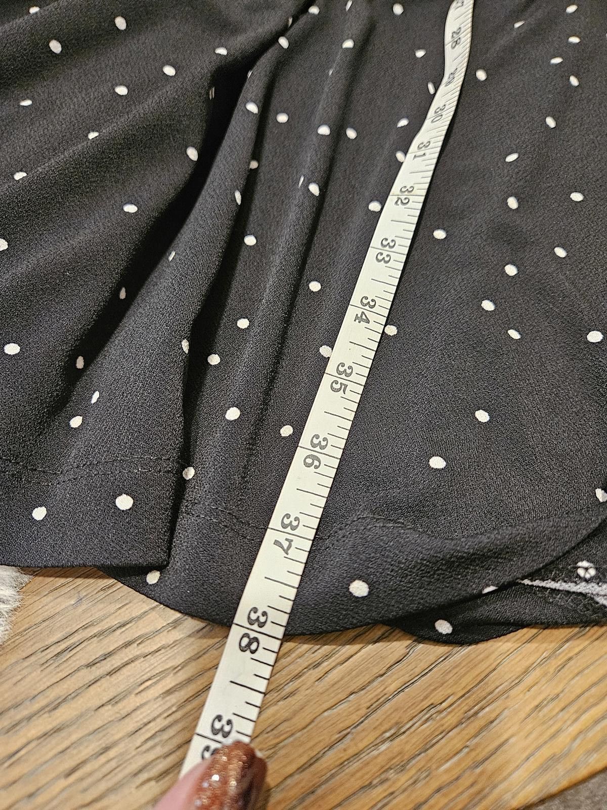 Designer Gabby Skye Polka Dot Dress with Bow Bell Sleeves #H49 Size XL / US 12-14 / IT 48-50 - 8 Thumbnail