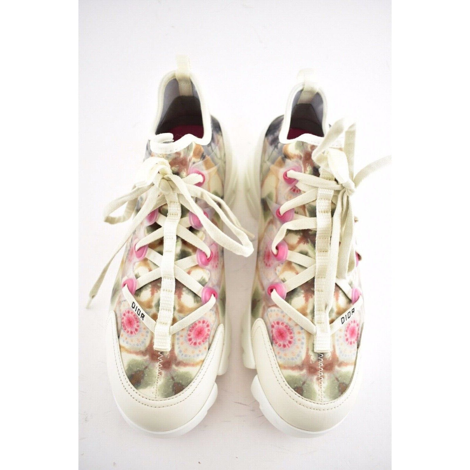 Dior Dior D Connect Lace Up Flat Trainer Sneaker 39.5 Size US 9.5 / IT 39.5 - 7 Thumbnail