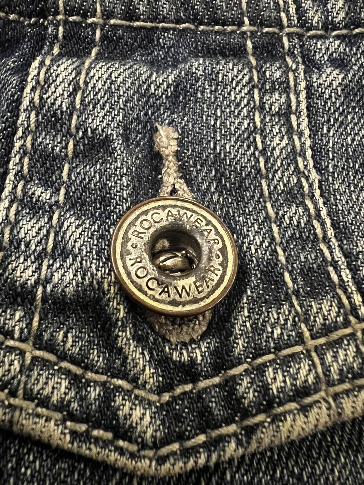 Rocawear × Vintage Y2K Rocawear R+ Baggy Jeans Size US 34 / EU 50 - 9 Thumbnail