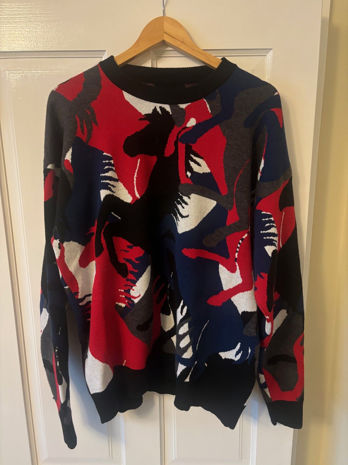 Ferrari Jacquard Logo Motif Jumper