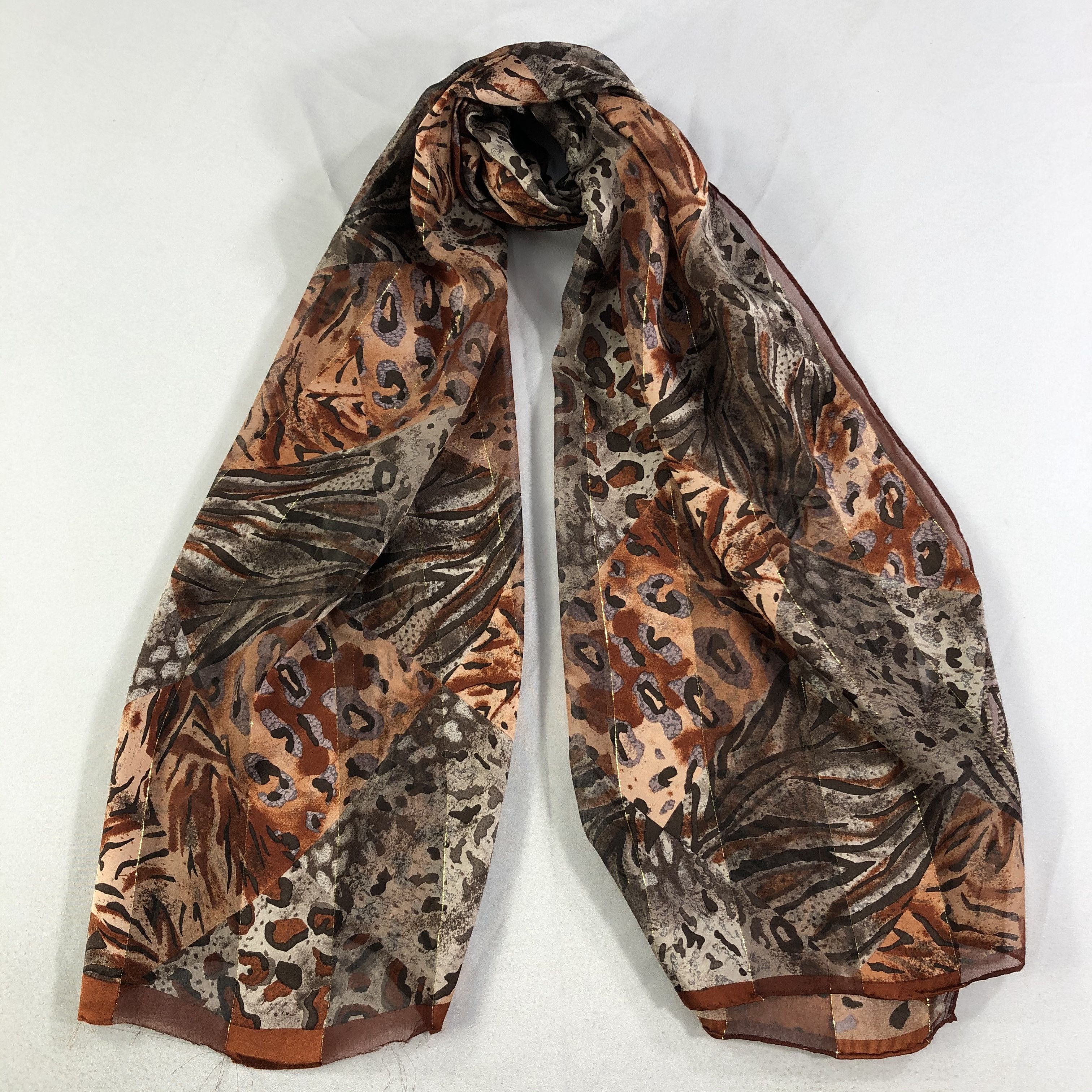 Vintage Vintage Silk Scarf Size ONE SIZE - 2 Thumbnail