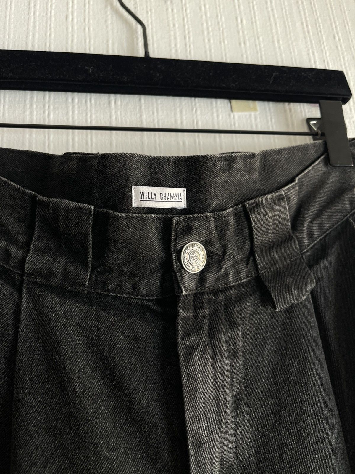 Willy Chavarria WILLY CHAVARRIA DENIM CARGO PANTS Size US 32 / EU 48 - 2 Thumbnail