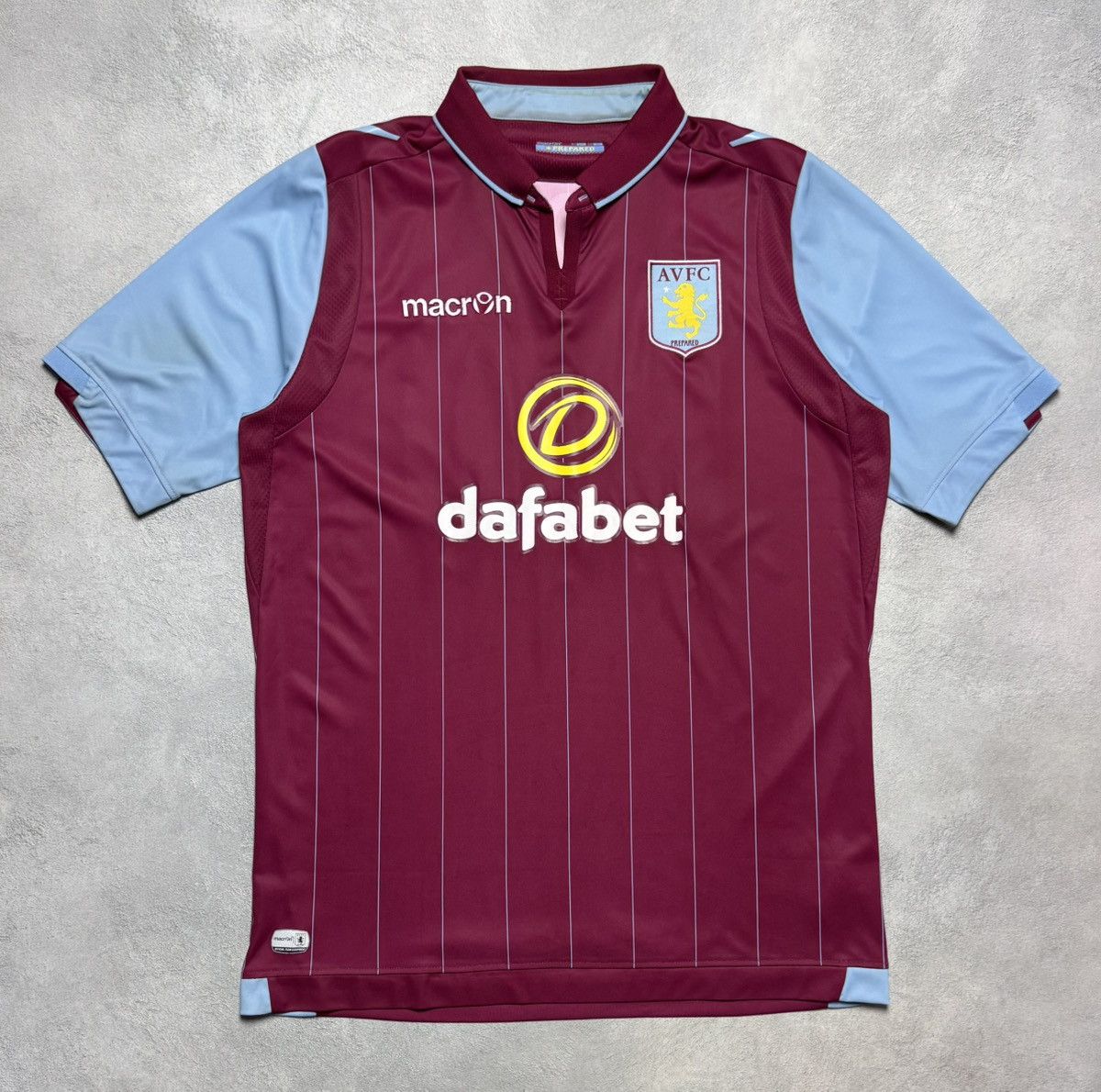 Macron Aston Villa 2014 2015 Home Shirt Soccer Jersey Macron Size US XL / EU 56 / 4 - 1 Thumbnail