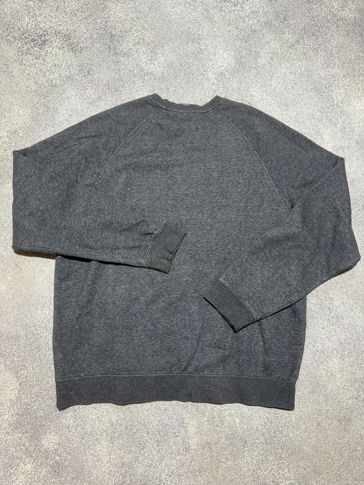 Nike × Vintage Nike Vintage Drill Grey Sweatshirt Small Logo Swoosh size L Size US L / EU 52-54 / 3 - 9 Thumbnail