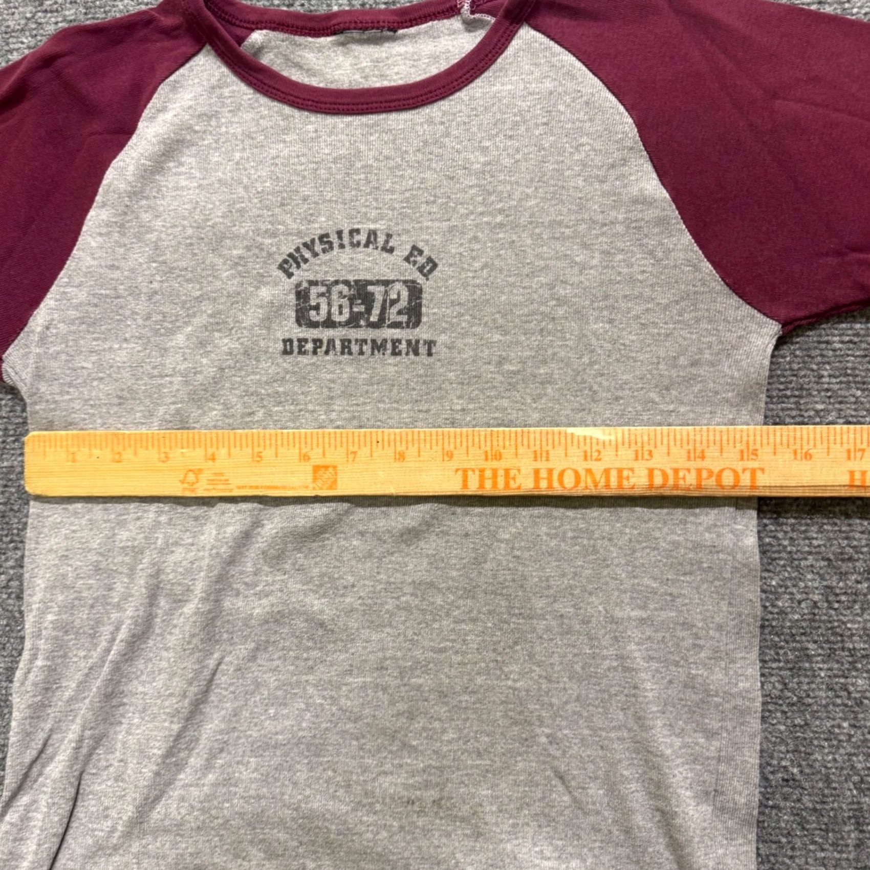 Vintage VINTAGE Ambercrombie & Fitch Longsleeve Shirt Women's M Maroon Athletic Dept Y2K Size M / US 6-8 / IT 42-44 - 5 Thumbnail