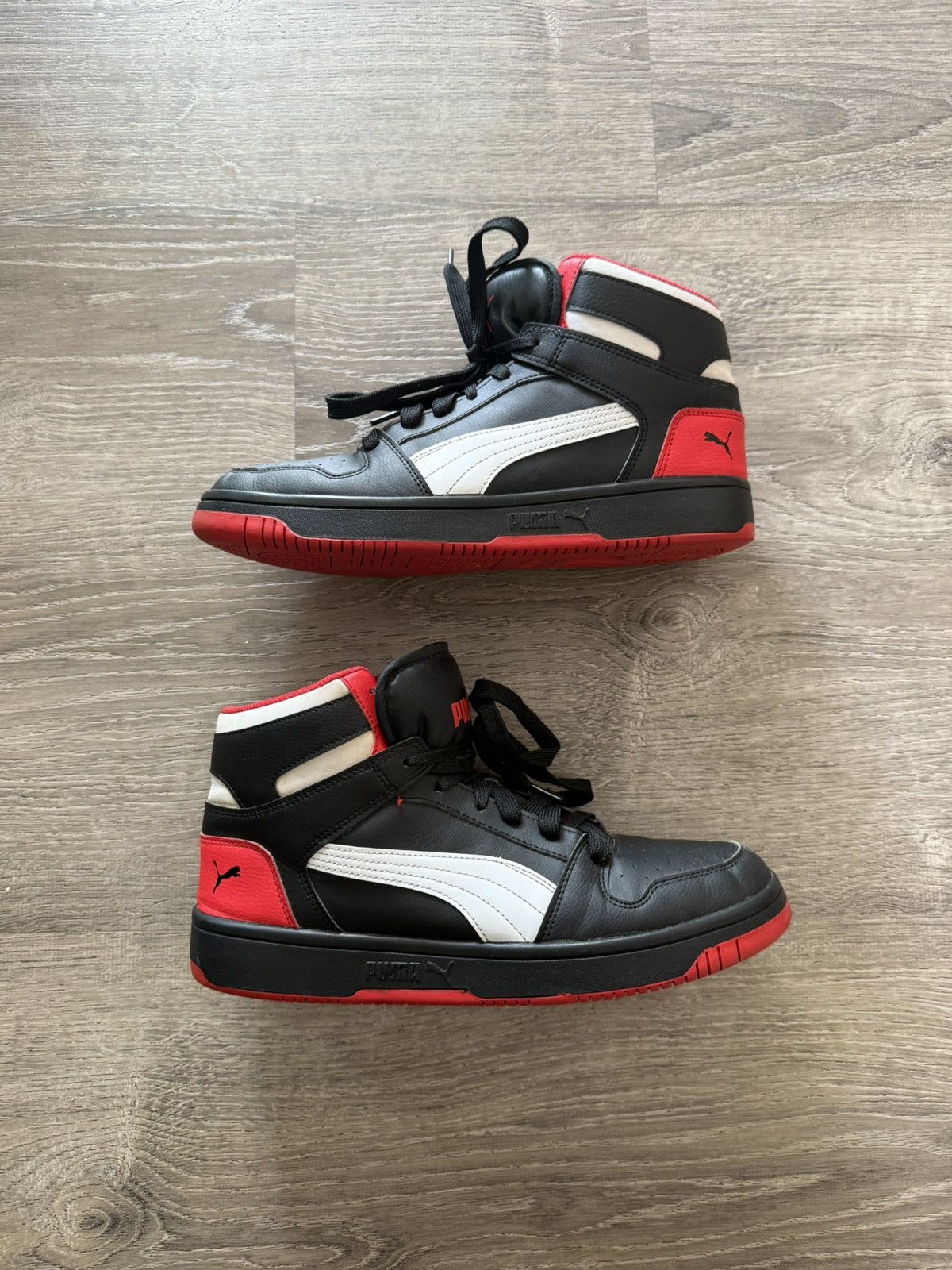 Puma Red and black puma rebound layups (send best offer) Size US 11.5 / EU 44-45 - 2 Thumbnail