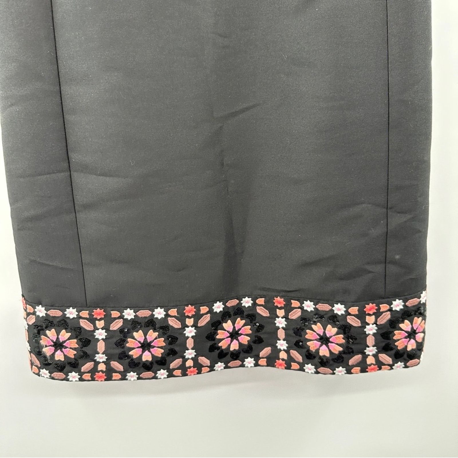 Kate Spade Kate Spade Dress By The Pool Black Mosaic Floral Shift Dress Size L / US 10 / IT 46 - 5 Thumbnail