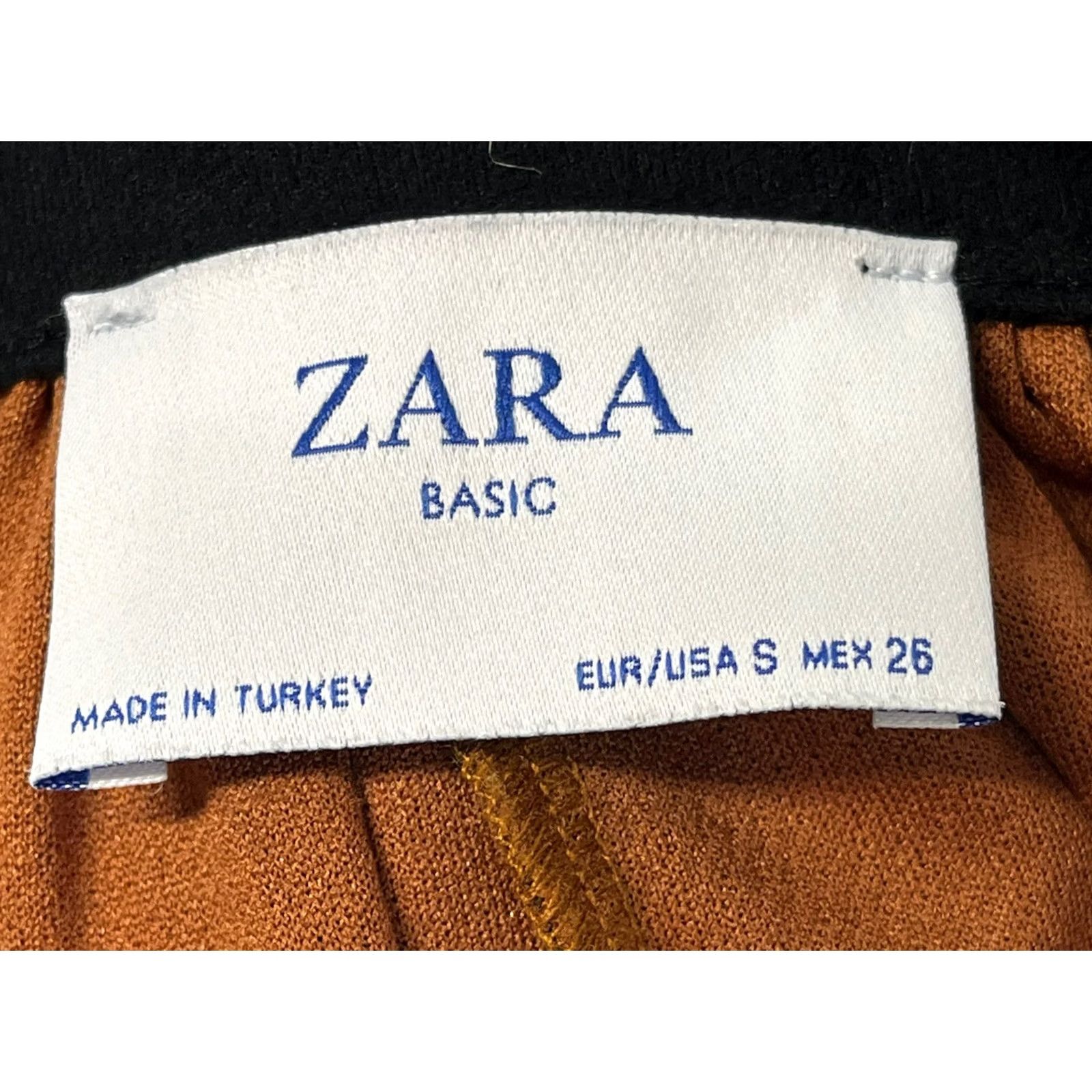 Zara Zara Blouse Shirt Womens S Oversized Balloon Sleeve Tie Neck Boho Peasant Multicolor Abstract Size S / US 4 / IT 40 - 6 Thumbnail