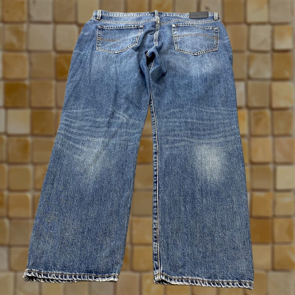 Lucky Brand Lucky Brand 121 Slim Straight Jeans Mens Size 38x30 Blue Denim Pants Distressed Size US 38 / EU 54 - 1 Thumbnail