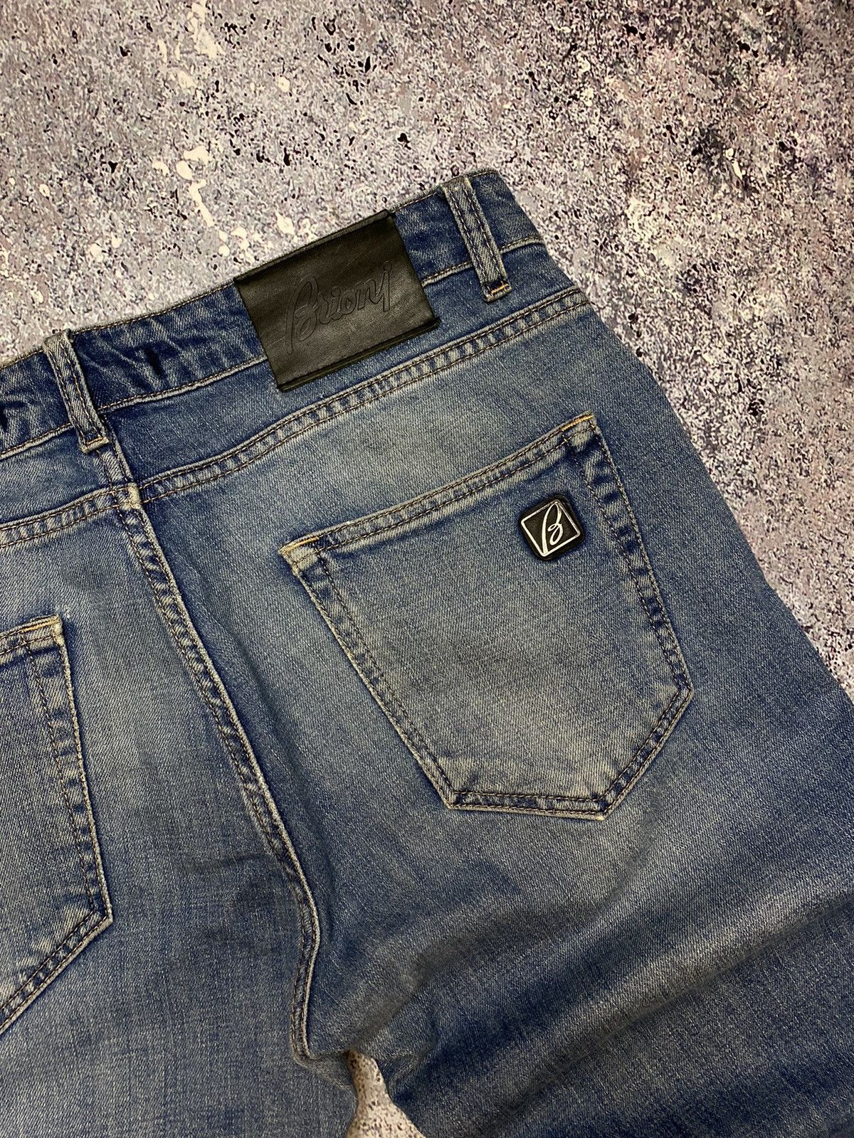 Brioni × Vintage 💥Y2K BRIONI DENIM JEANS Size US 33 - 9 Thumbnail
