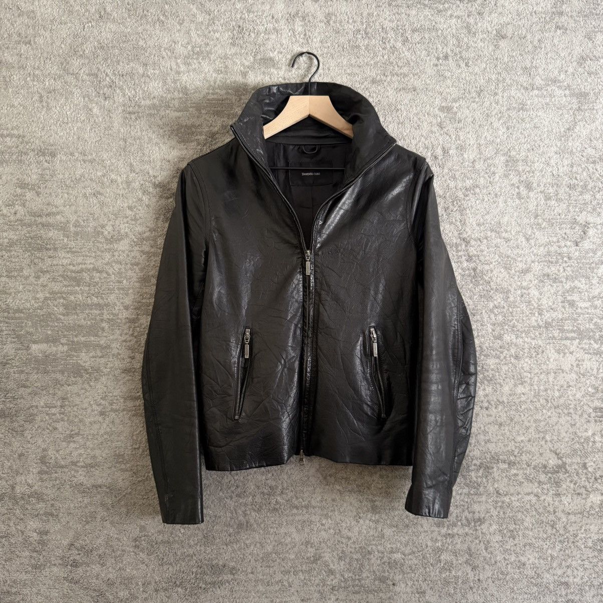 ジャケット・アウター ishii clubman leather jacket clubman leather jacket – i SHII