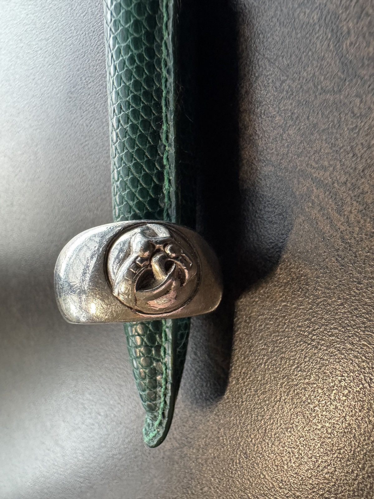 Chrome Hearts Chrome Hearts 1995 dog with lightening bolt ring Size ONE SIZE - 11 Thumbnail