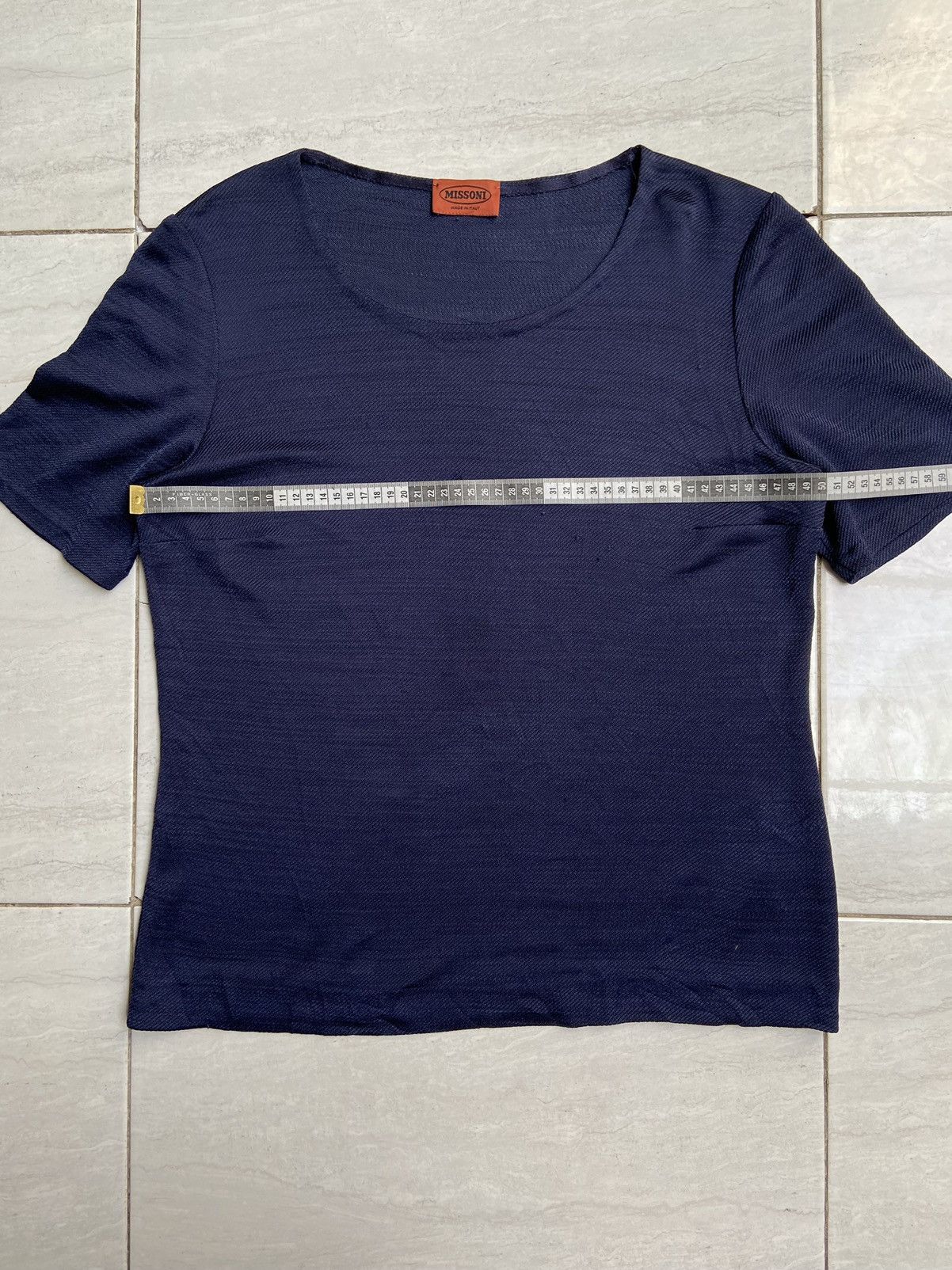 Missoni MISSONI Navy T-Shirt Size US S / EU 44-46 / 1 - 3 Thumbnail
