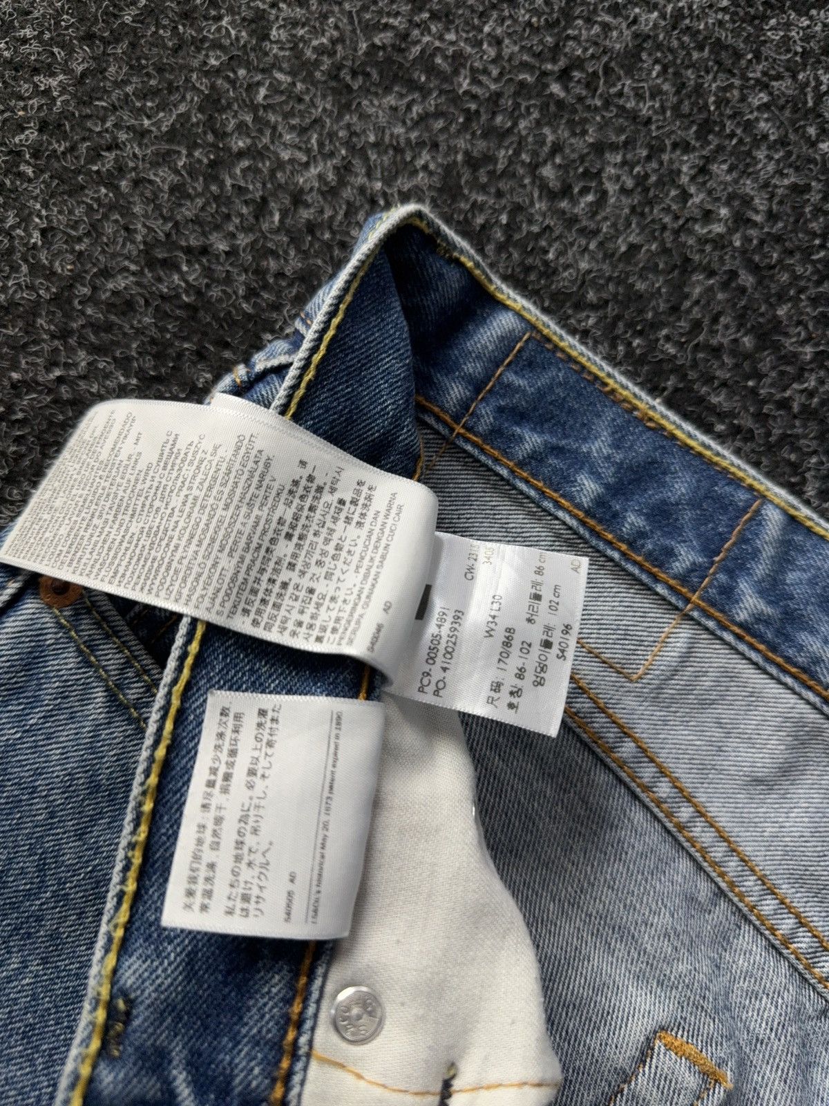 Levi's × Vintage Vintage 00s 505 Levi’s Zip Fly Denim Jeans Size US 34 / EU 50 - 7 Thumbnail