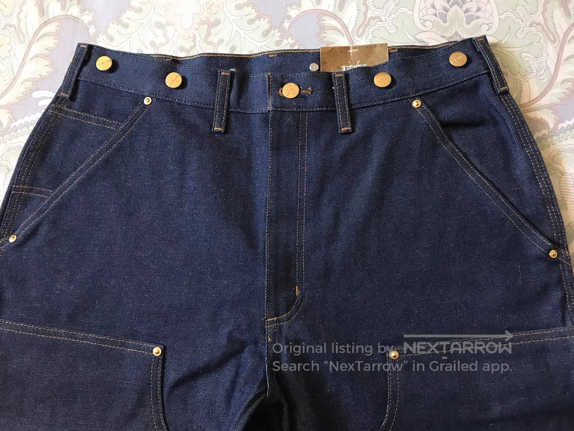 Carhartt Carhartt B07 Double Knee Raw Denim Jeans. Size US 34 / EU 50 - 4 Thumbnail