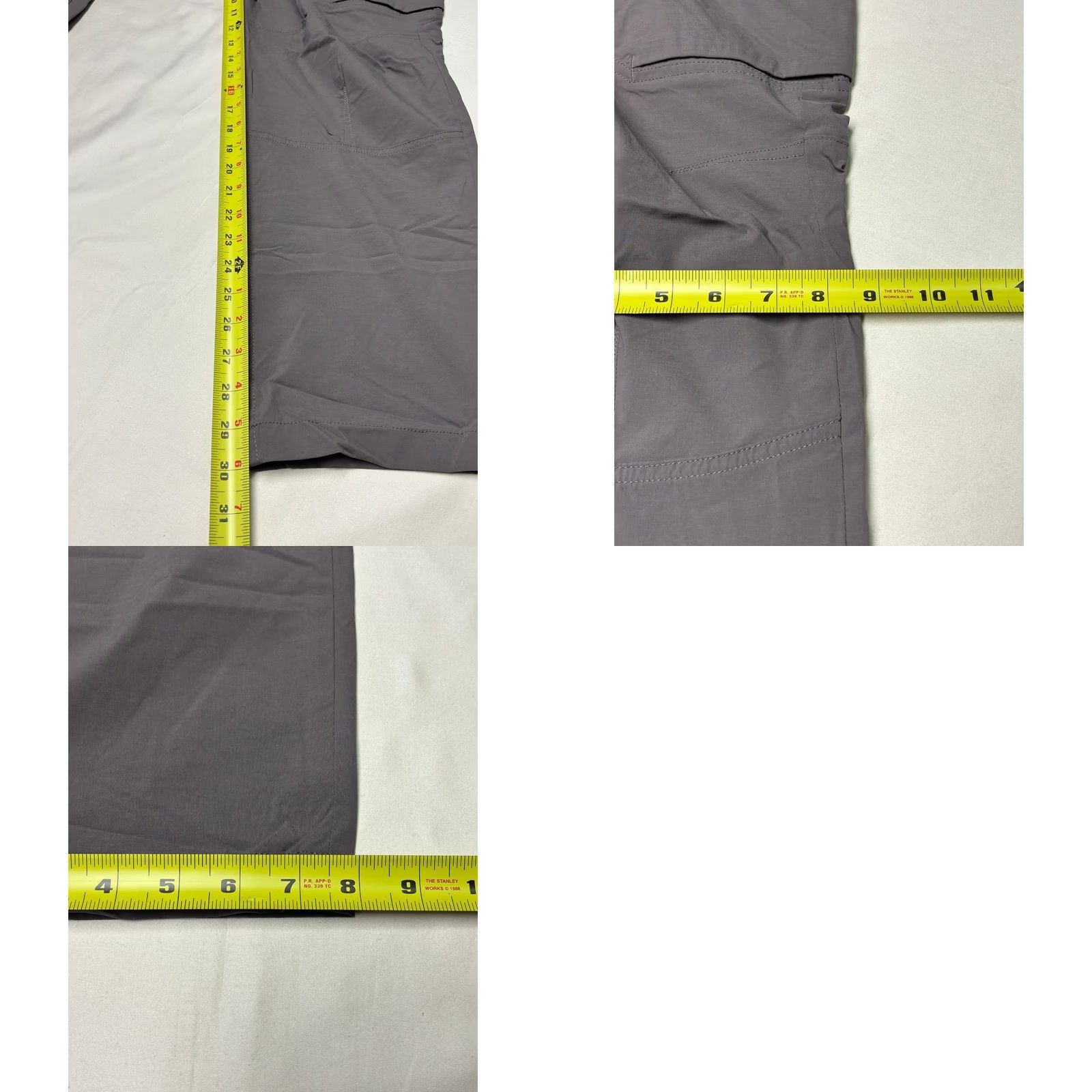 Under Armour Under Armour Cargo Pants Men Loose Fit Gray 34x30 Nylon Outdoor Size US 34 / EU 50 - 9 Thumbnail