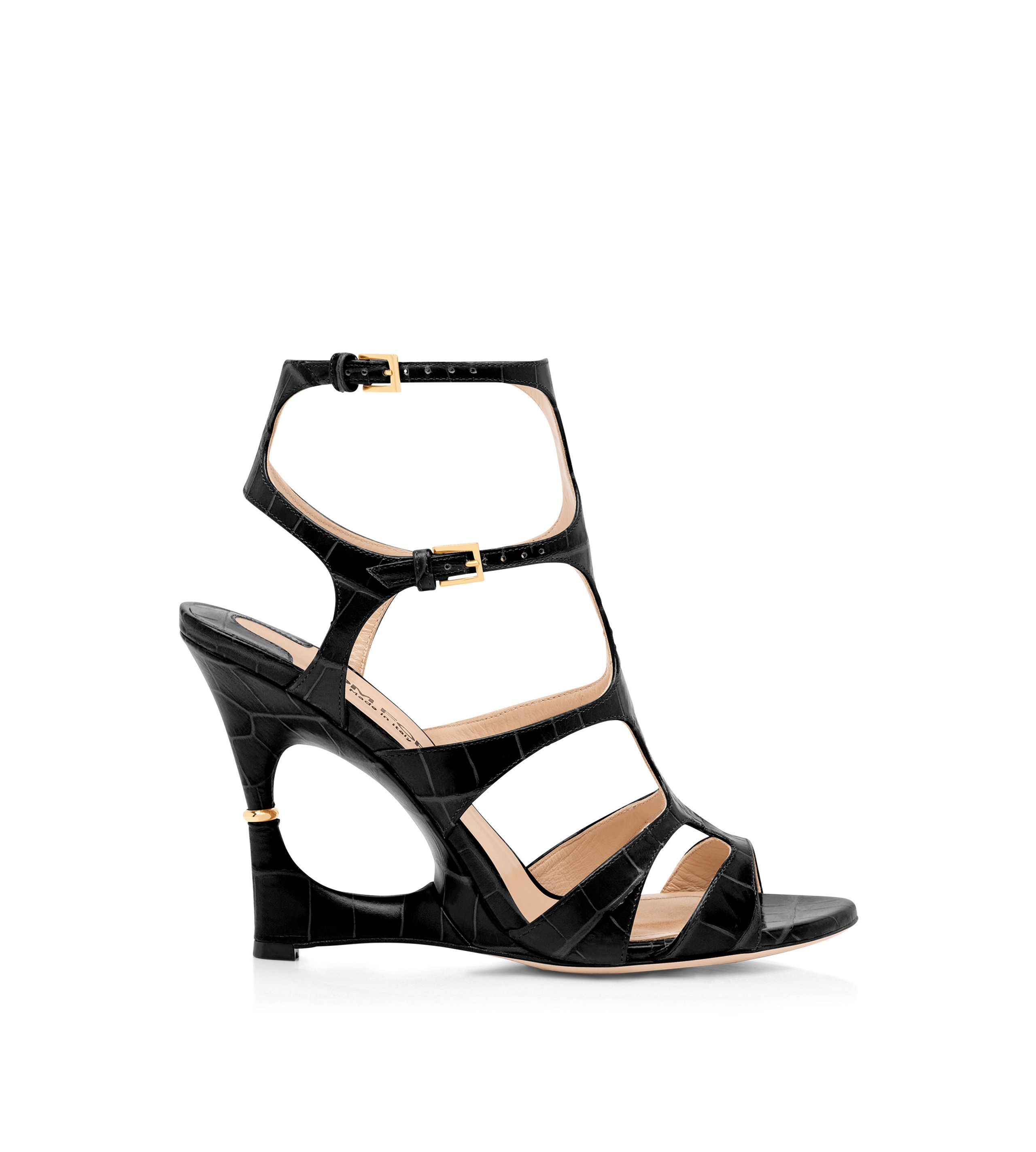 o1y0126 Gladiator Sandals in Black