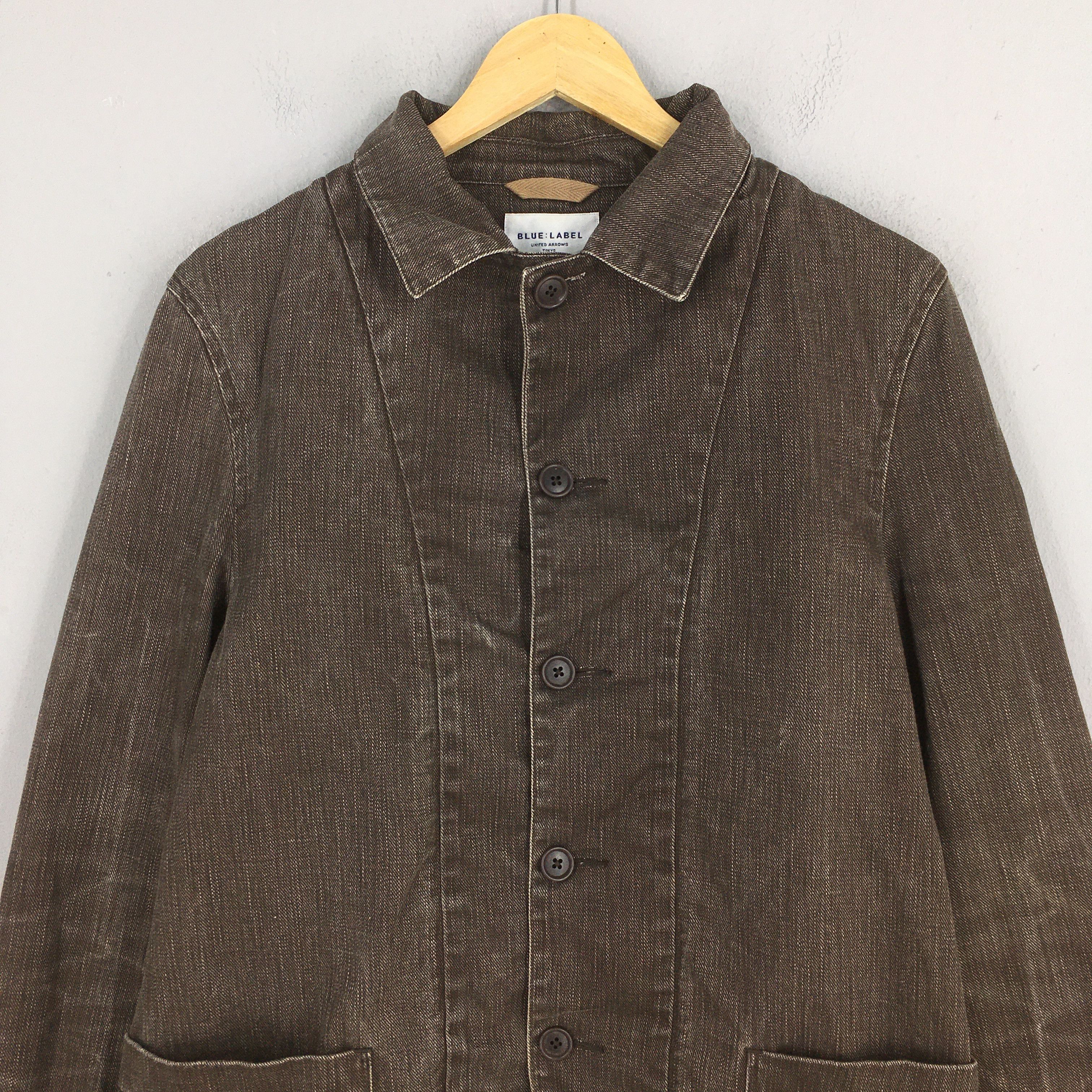 United Arrows Vintage 1990s United Arrows Denim Workers Button Jacket M Size US M / EU 48-50 / 2 - 2 Thumbnail