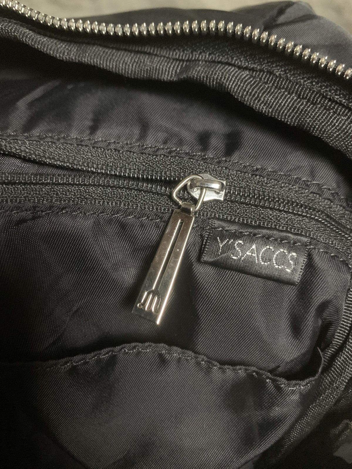 Yohji Yamamoto Yohji Yamamoto Y’saccs Nylon Mix Leather Small Backpack Size ONE SIZE - 15 Thumbnail