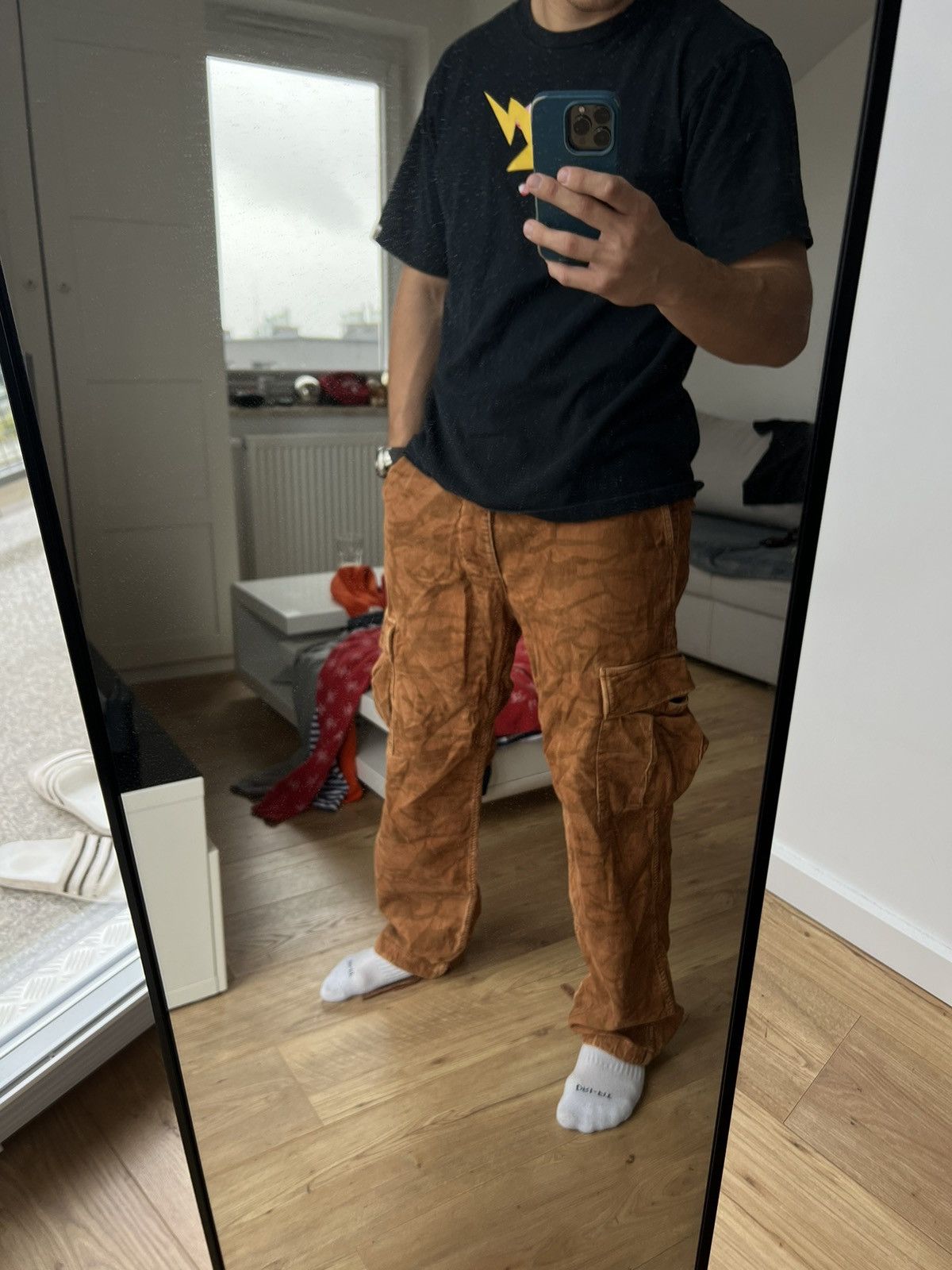 Stussy 00’s STUSSY CARGO MULTIPOCKET CAMO HEAVY RARE BAGGY PANTS Size US 32 / EU 48 - 4 Thumbnail