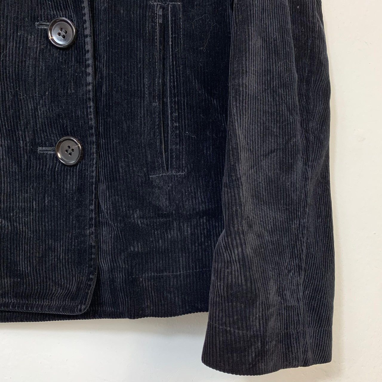 Comme des Garcons Vintage tricot COMME des GARCONS Black Corduroy Size US M / EU 48-50 / 2 - 9 Thumbnail