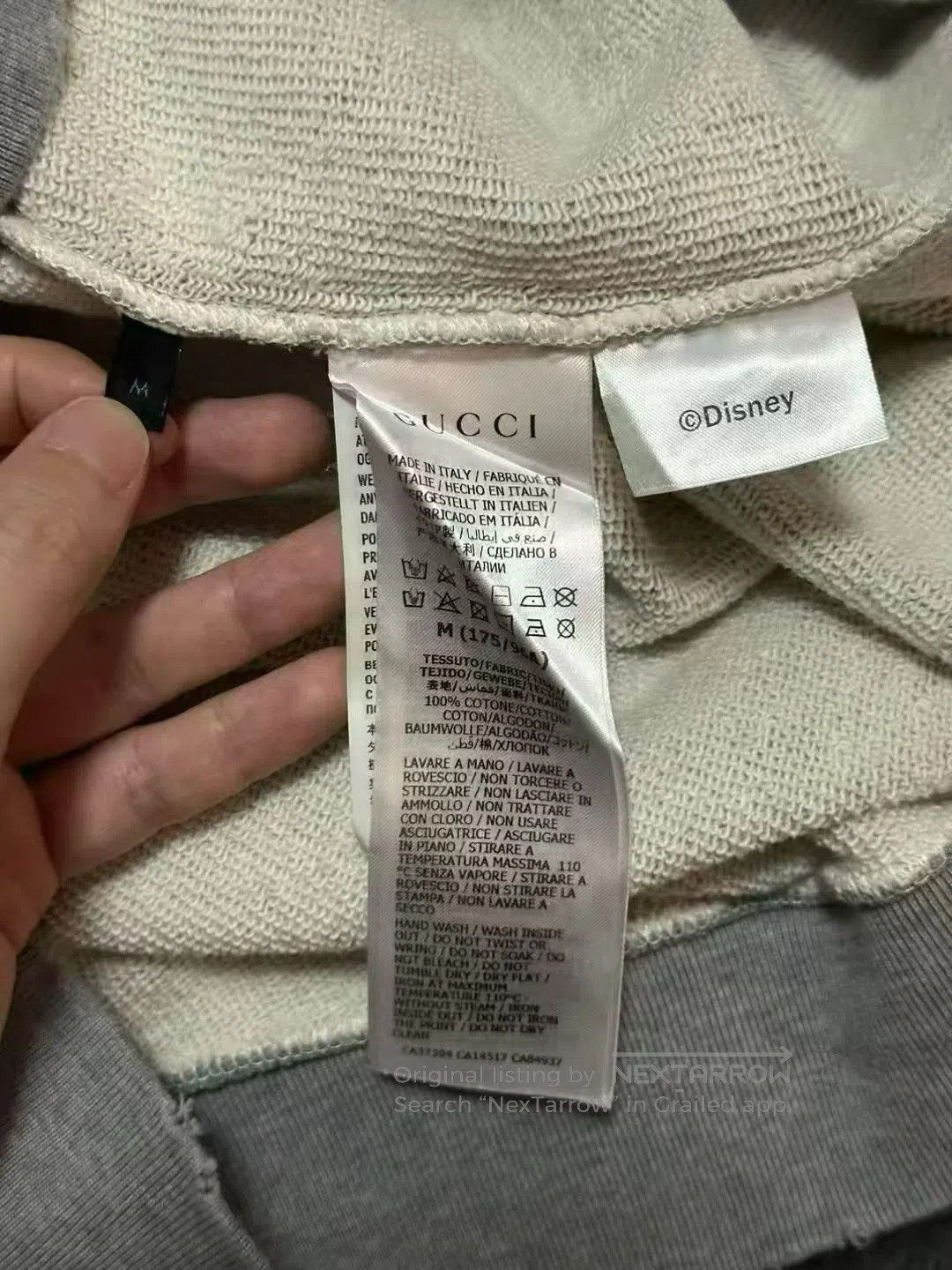 Gucci Guicci Donald Duck Embroidered Sweatshirt| Size US M / EU 48-50 / 2 - 4 Thumbnail
