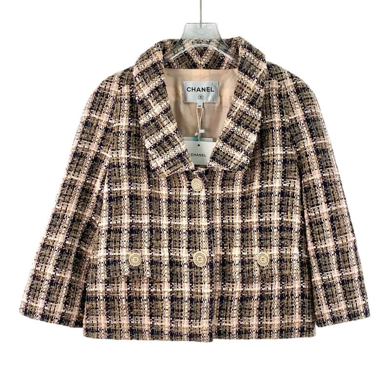 Chanel Brown Cotton Women's Jacket 0089