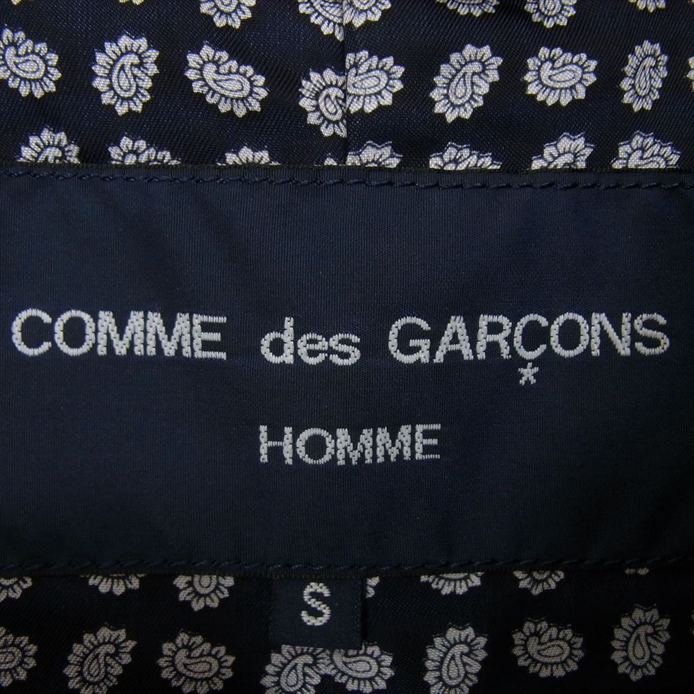Comme des Garcons Homme Jacket Paisley Lining Nylon Half Coat Long Button Black Size US S / EU 44-46 / 1 - 5 Thumbnail